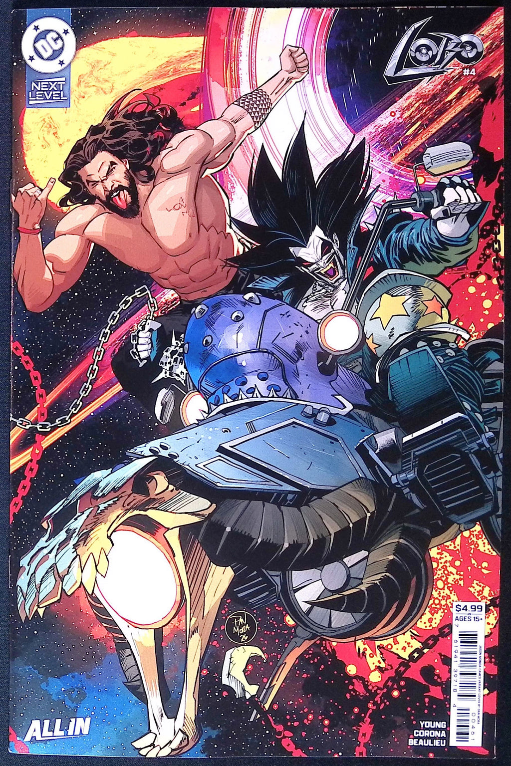 Lobo #4 Cover F Dan Mora Jason Momoa Cameo Card Stock Variant 2026 BN
