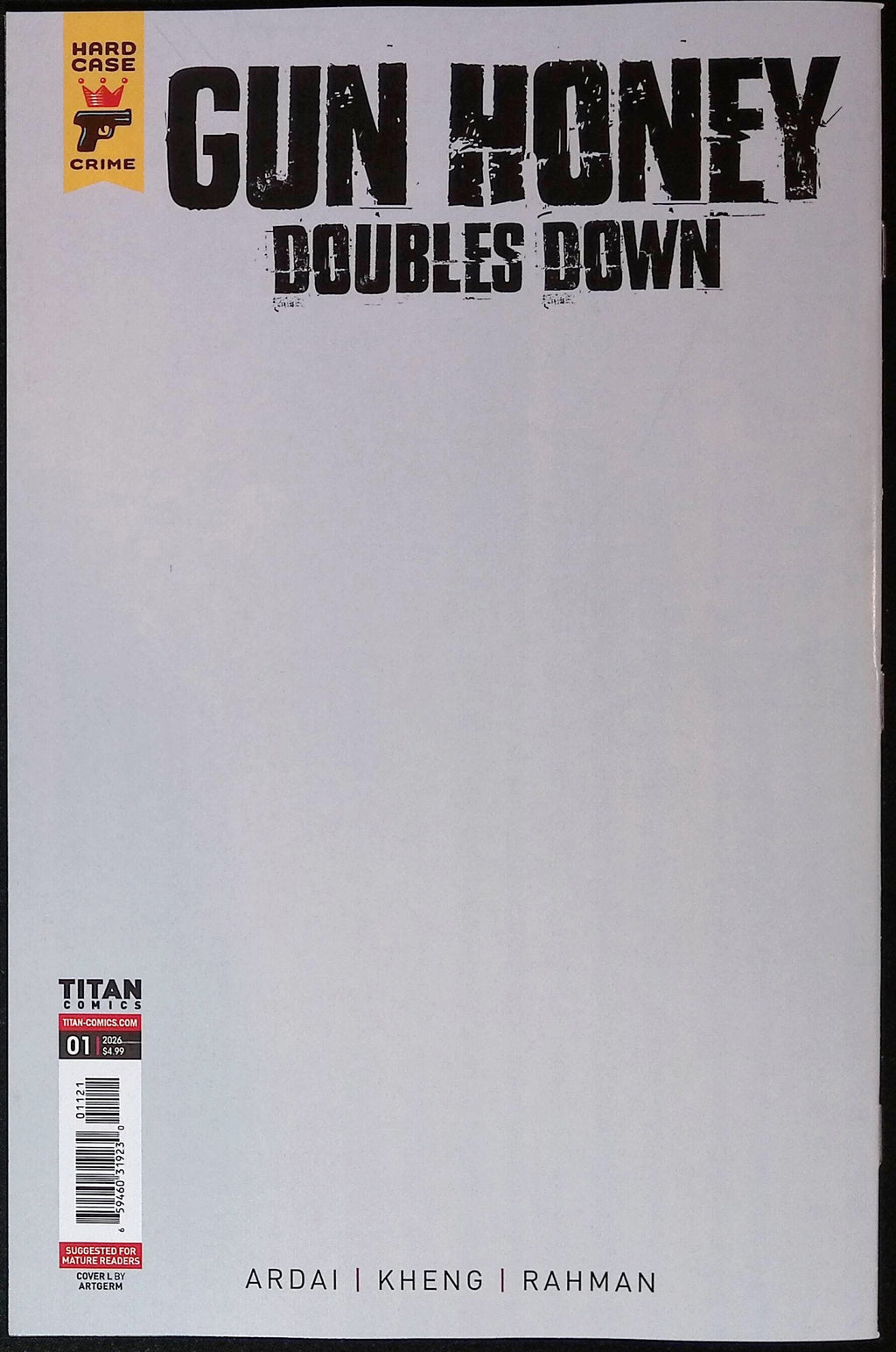 Gun Honey: Doubles Down # 1 Cover L Artgerm Inks Virgin First Printing 2026 BN