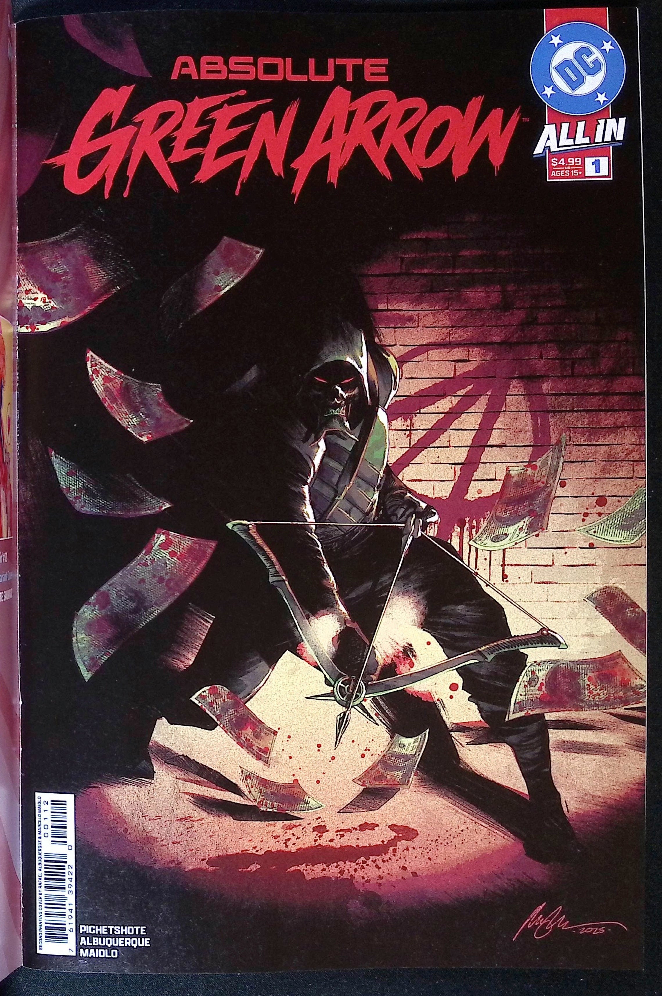 Absolute Green Arrow # 1 Cover Tula Lotay Foil Variant Second Printing 2026 BN