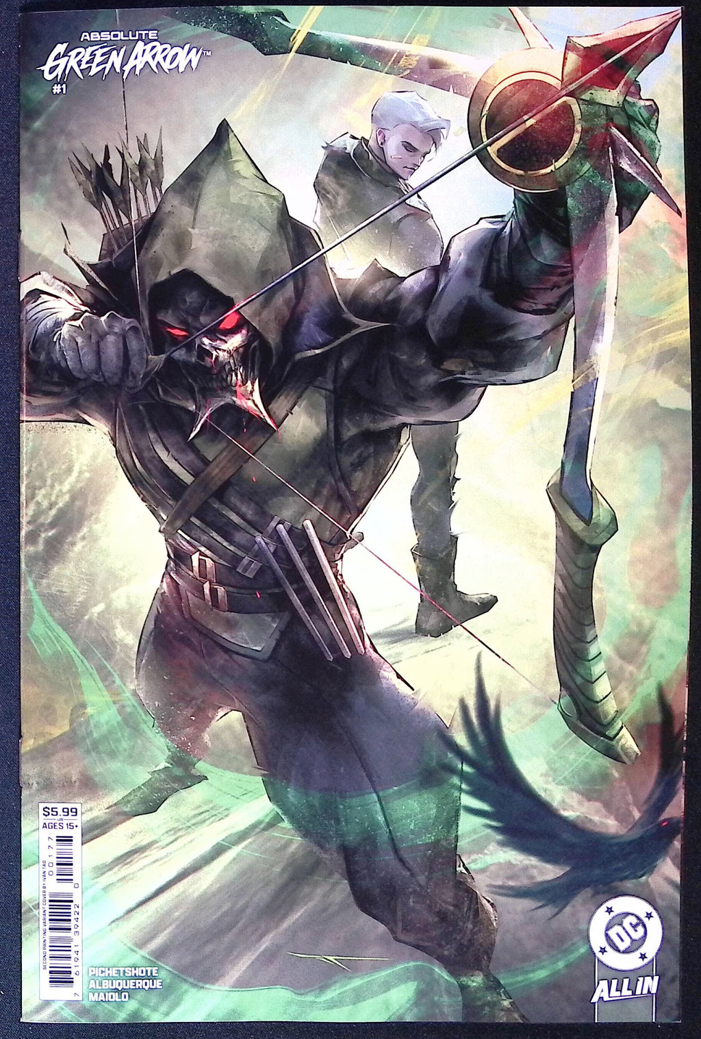 Absolute Green Arrow # 1 Cover B Ivan Tao Variant Second Printing 2026 BN