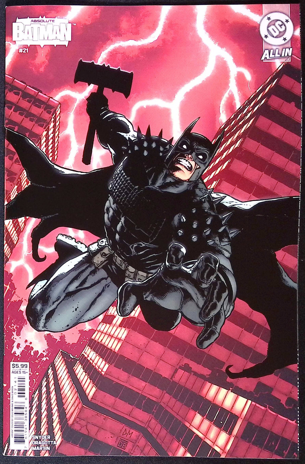 Absolute Batman # 21 Cover D Doug Mahnke Variant First Printing 2026 BN