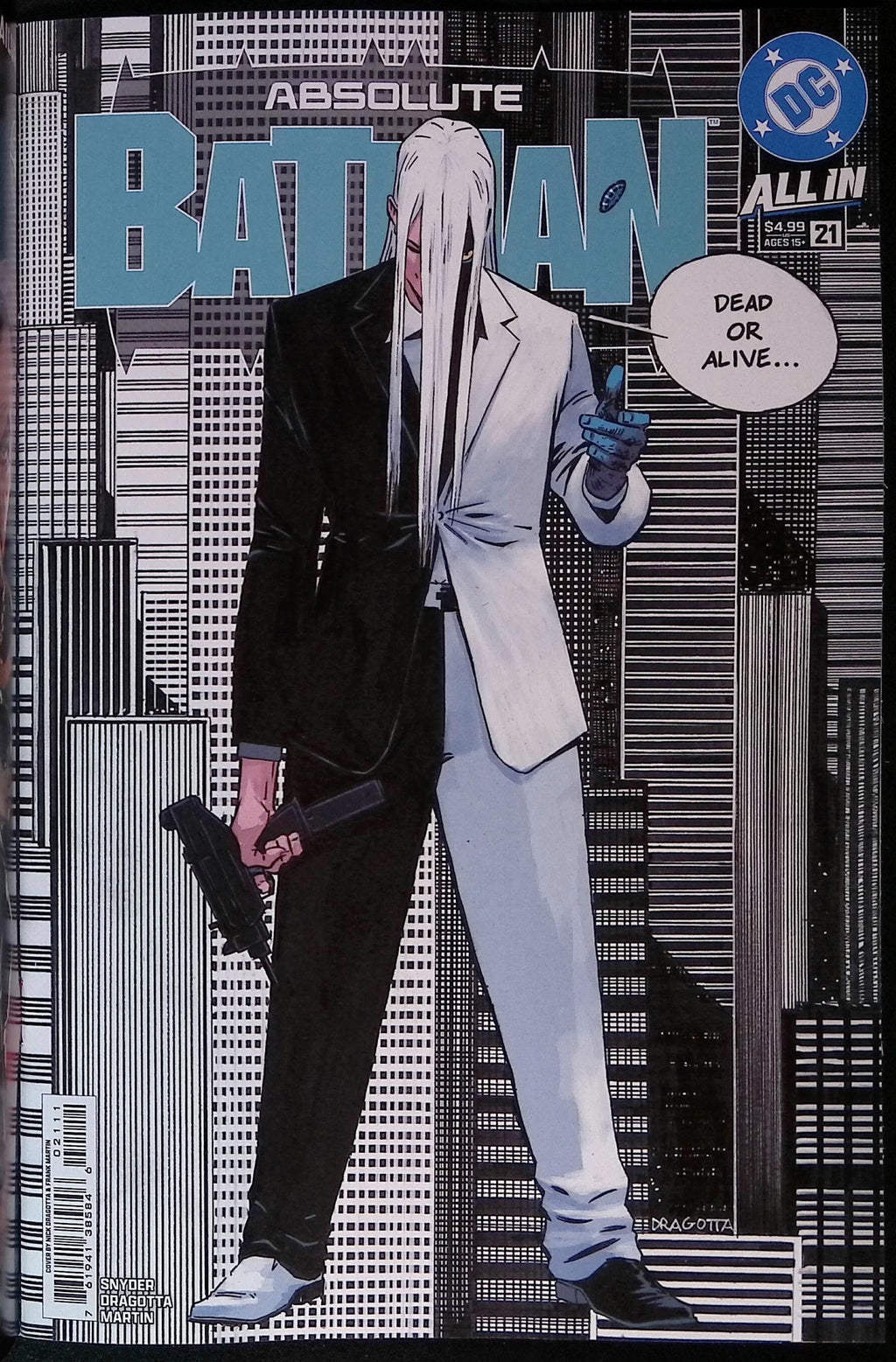 Absolute Batman # 21 Cover D Doug Mahnke Variant First Printing 2026 BN
