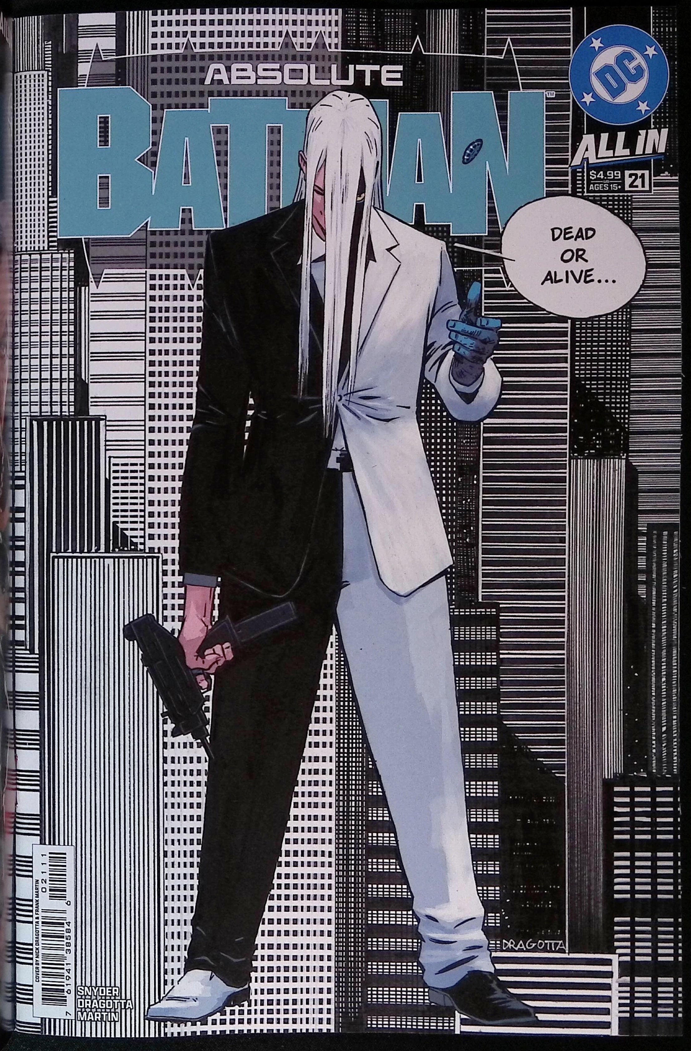 Absolute Batman # 21 Cover D Doug Mahnke Variant First Printing 2026 BN