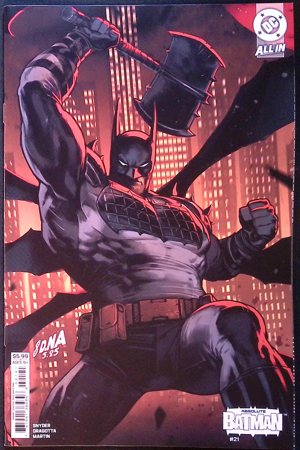 Absolute Batman # 21 Cover B David Nakayama Variant First Printing 2026 BN
