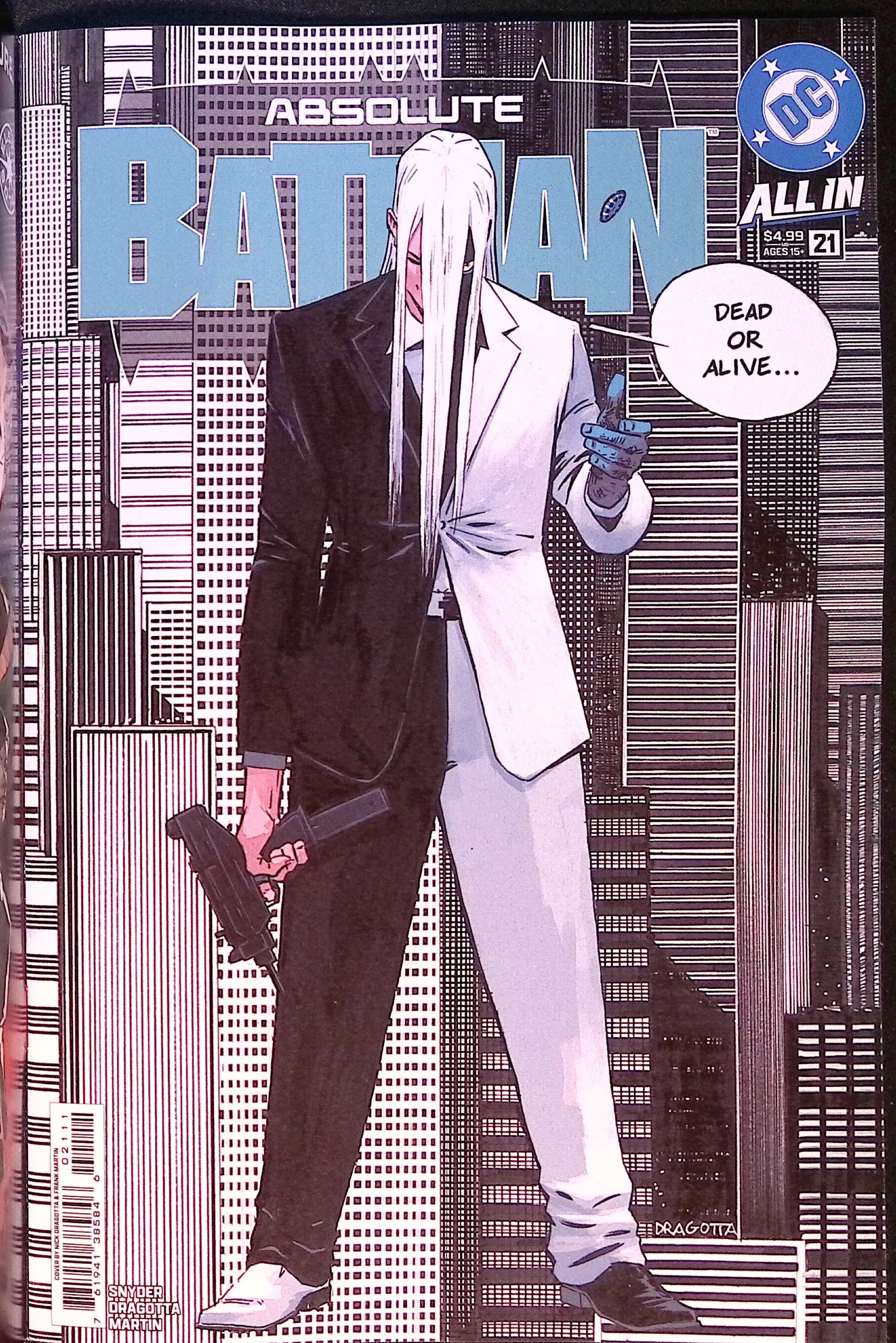 Absolute Batman # 21 Cover C Nick Dragotta Penguin Variant First Printing 2026 BN