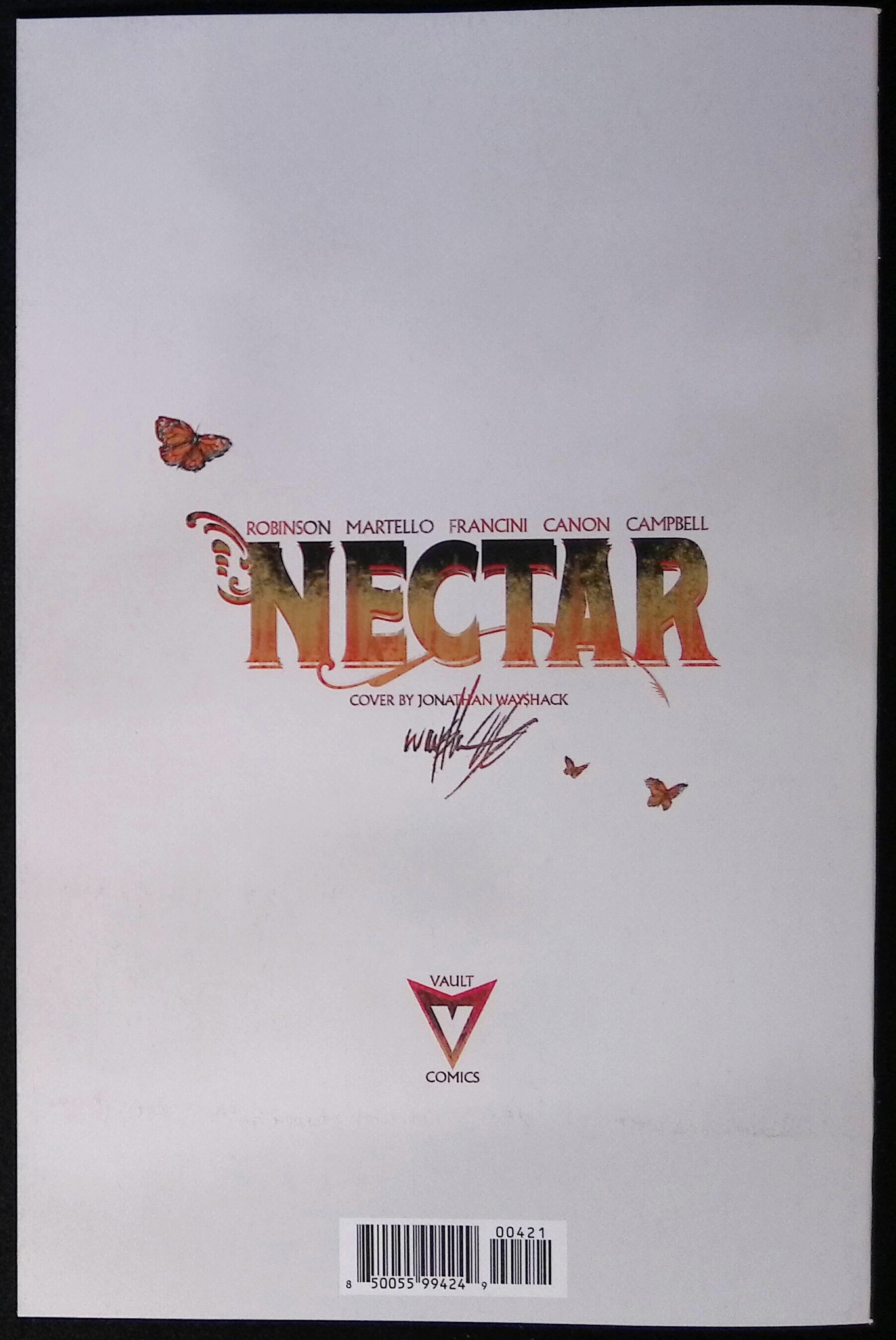 Nectar # 4 Cover C 1:10 Jonathan Wayshak Incentive Variant First Printing 2026 BN