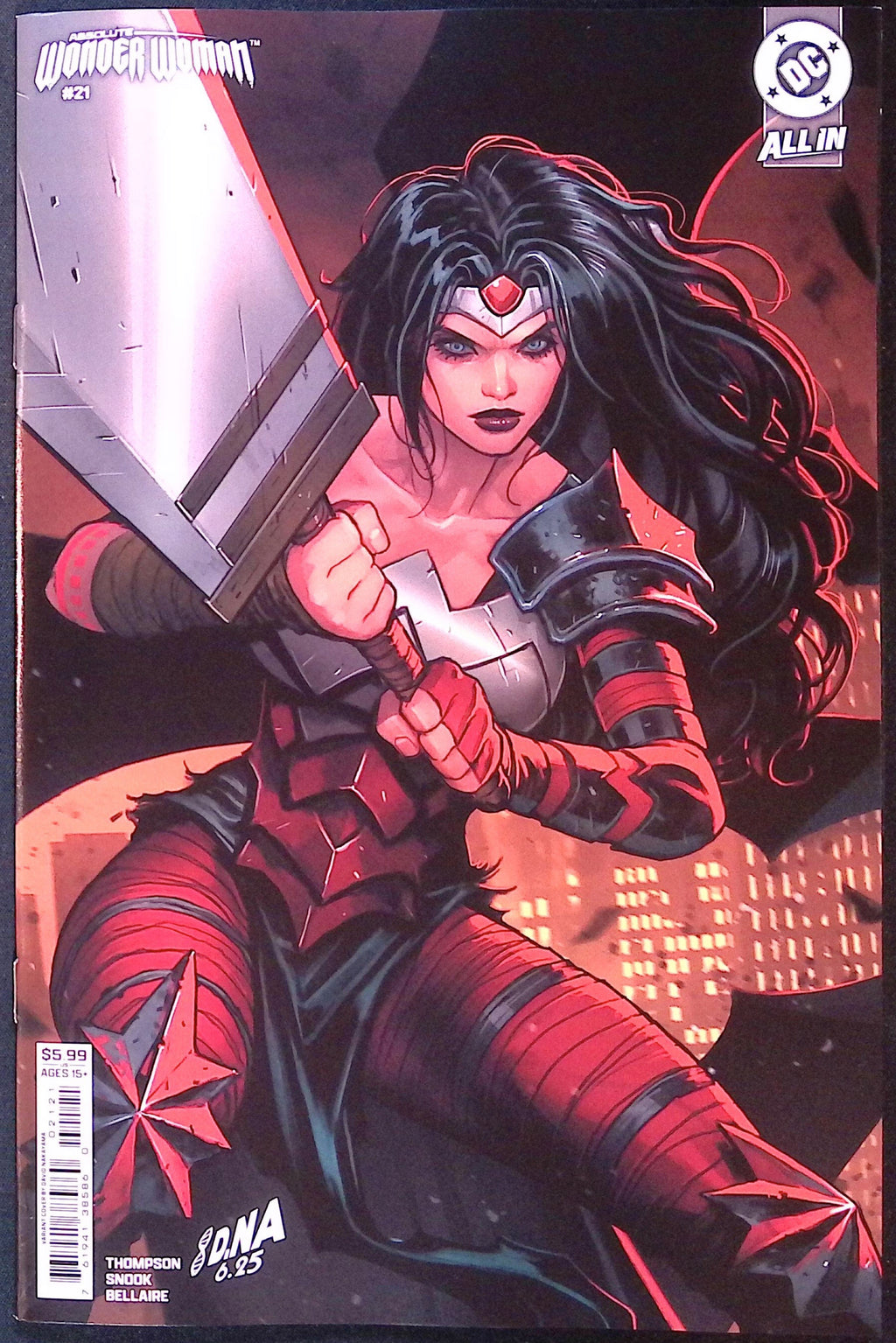 Absolute Wonder Woman # 21 Cover B David Nakayama Variant First Printing 2026 BN