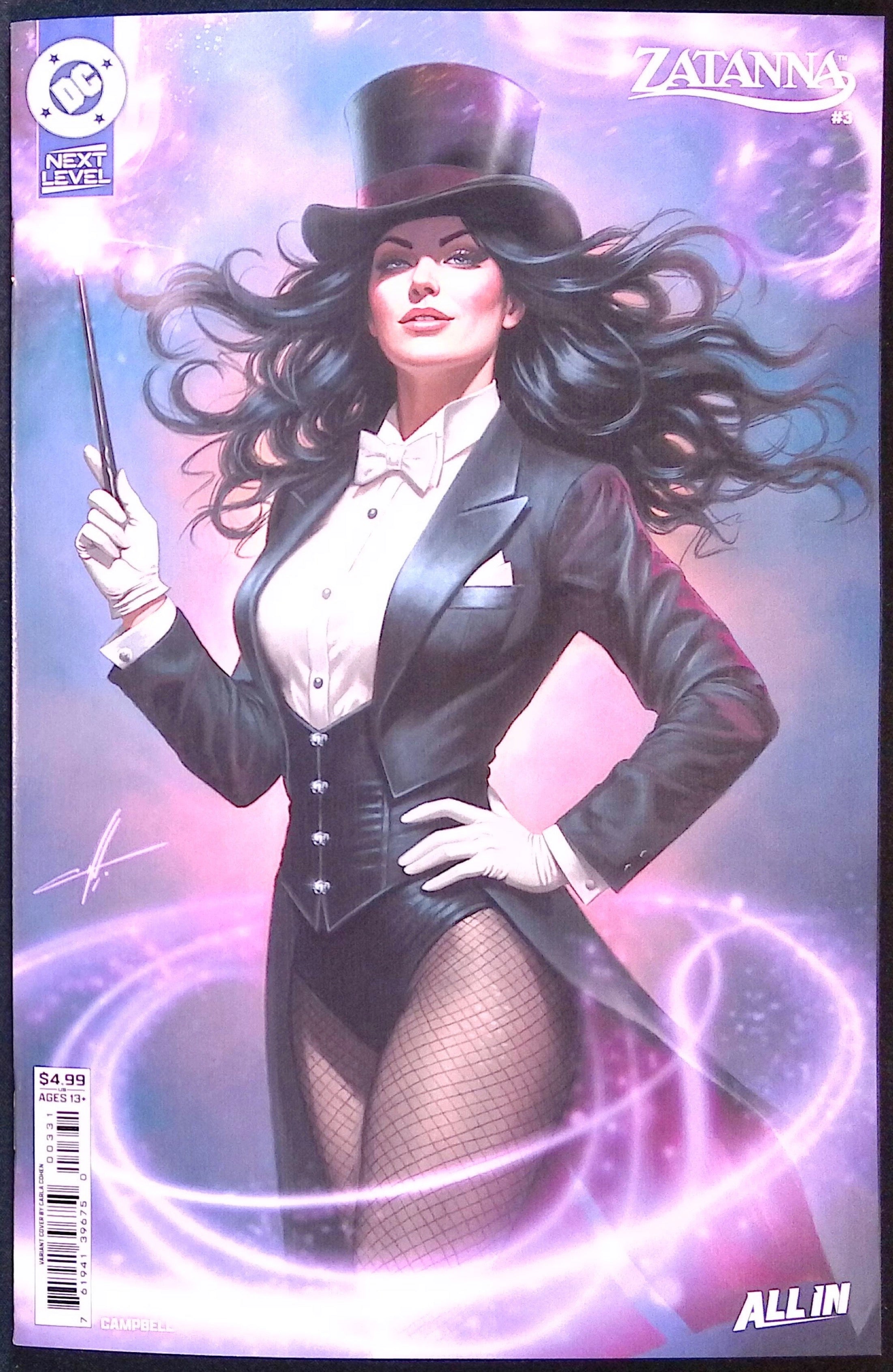 Zatanna #3 2026 Cover C Carla Cohen Variant First Printing 2026 BN