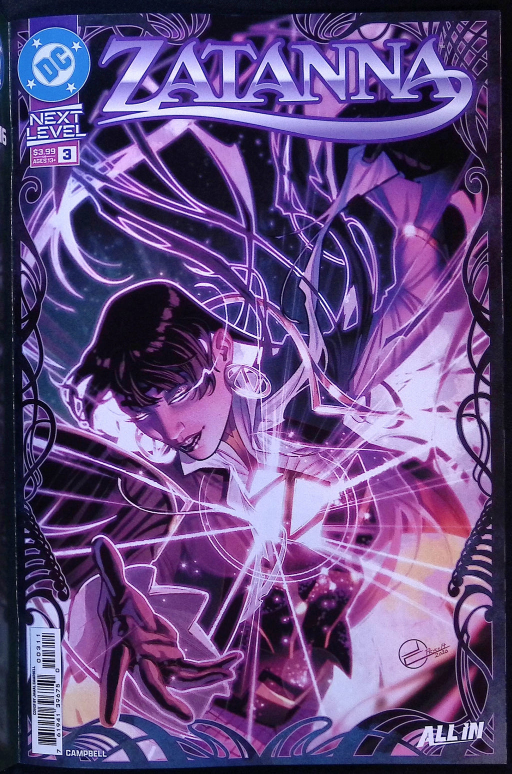 Zatanna #3 2026 Cover C Carla Cohen Variant First Printing 2026 BN