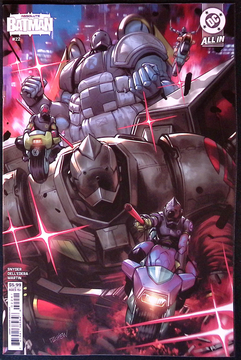 Absolute Batman # 22 Cover D Derrick Chew Variant First Printing 2026 BN
