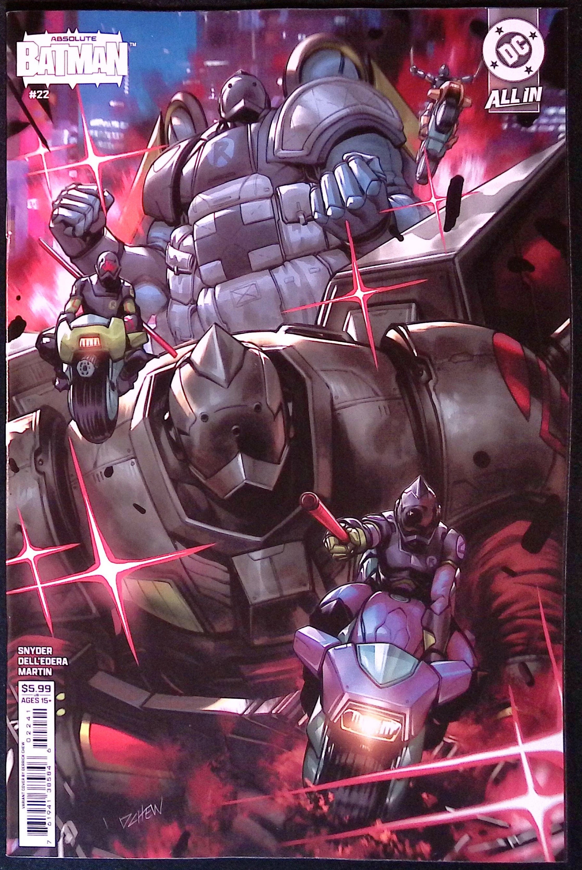 Absolute Batman # 22 Cover D Derrick Chew Variant First Printing 2026 BN
