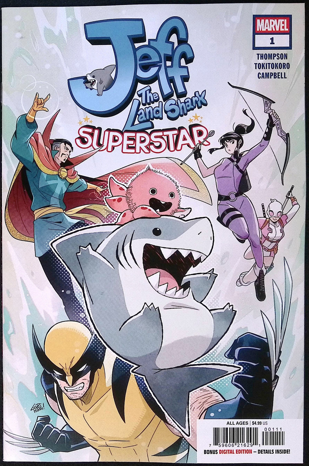 Jeff the Land Shark: Superstar # 1 Main Cover First Printing 2026 BN