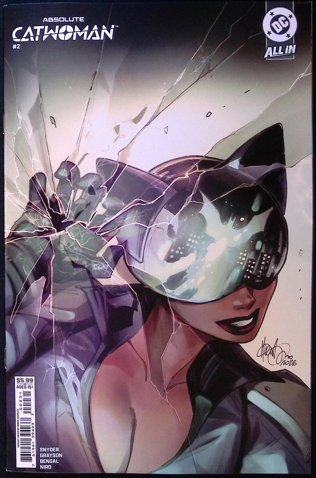 Absolute Catwoman # 2 Cover C Mirka Andolfo Variant First Printing 2026 BN