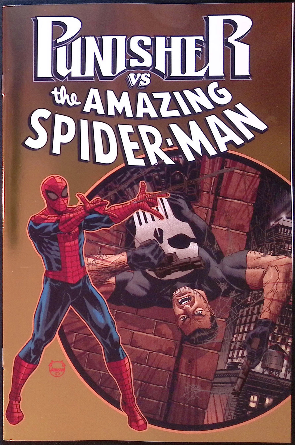 Punisher vs. Spider-Man # 1 Dave Johnson Foil Variant First Printing 2026 BN
