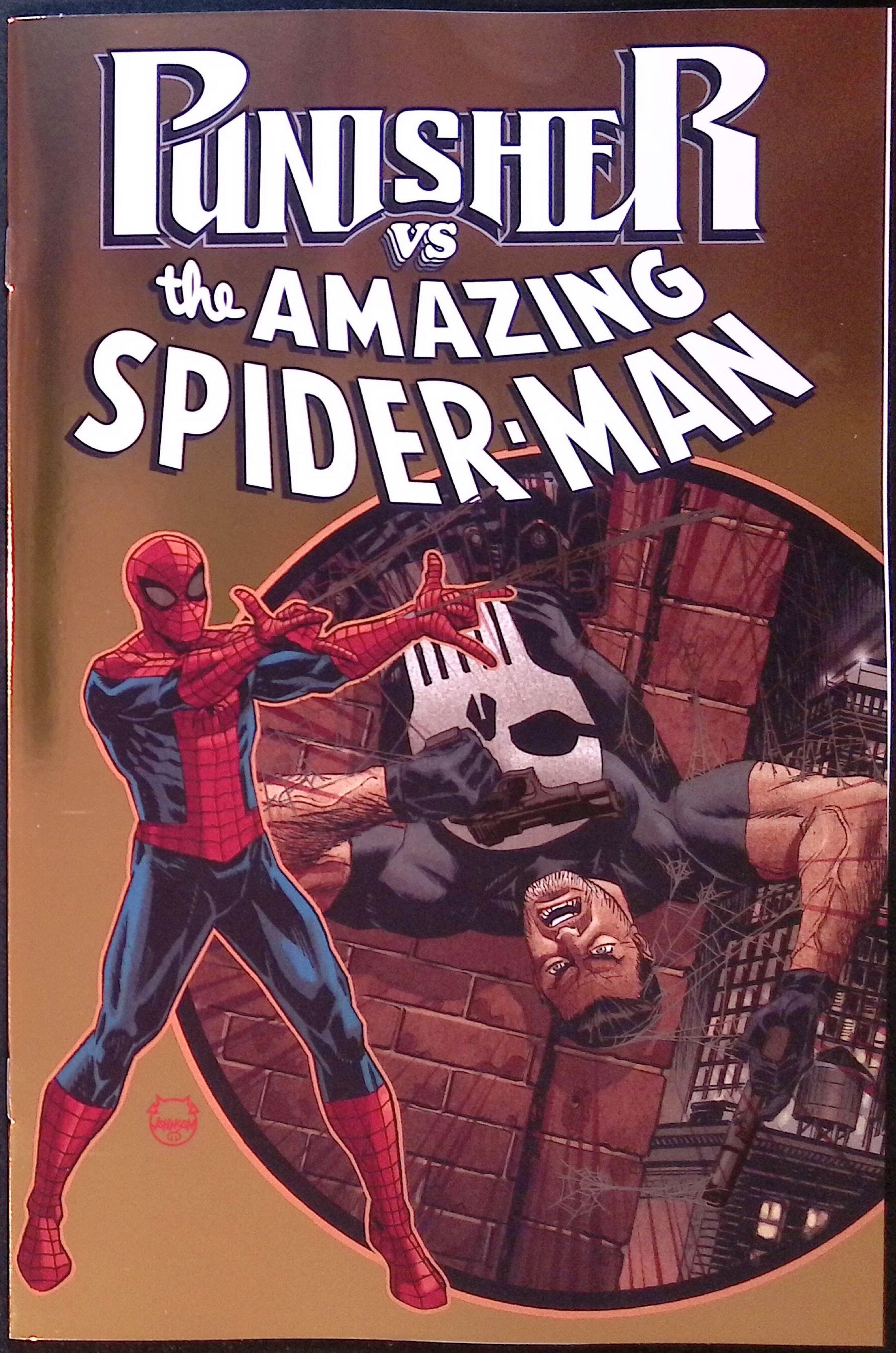 Punisher vs. Spider-Man # 1 Dave Johnson Foil Variant First Printing 2026 BN