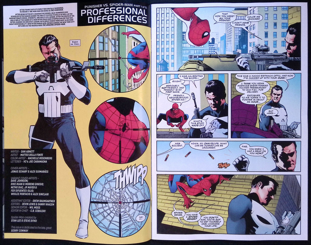 Punisher vs. Spider-Man # 1 Main Cover First Printing 2026 NM-