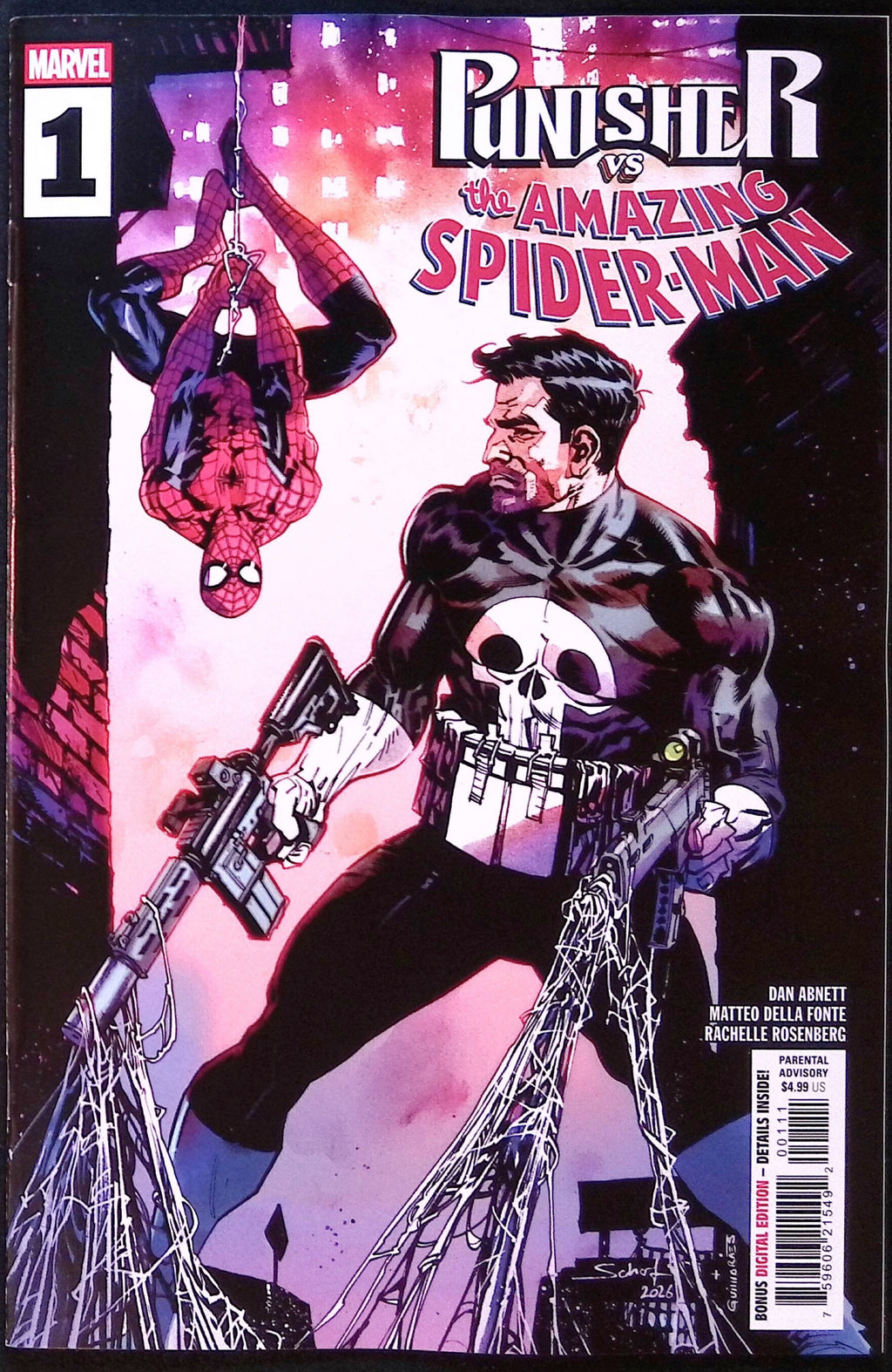 Punisher vs. Spider-Man # 1 Main Cover First Printing 2026 NM-