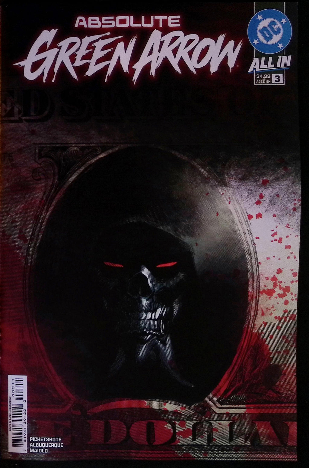 Absolute Green Arrow # 3 Cover C Dan Panosian Variant First Printing 2026 BN