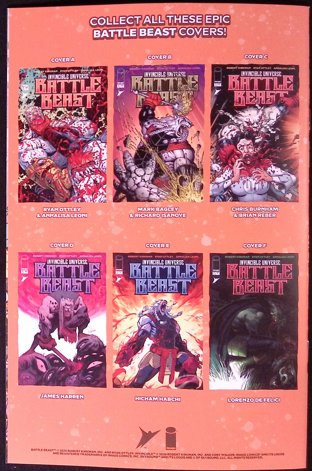 Invincible Universe: Battle Beast # 11 Cover A First Printing 2026 BN