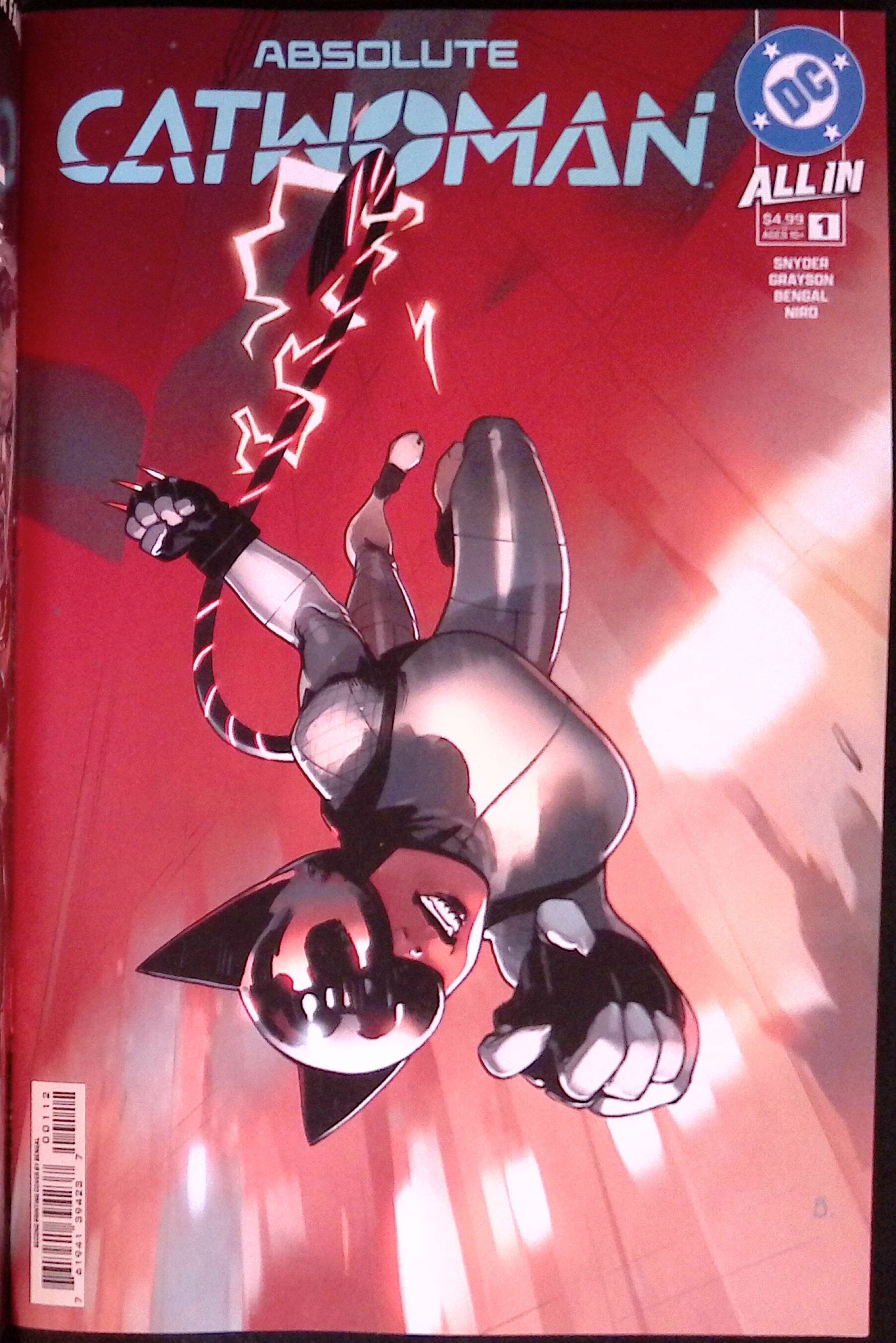 Absolute Catwoman # 1 Cover C Kaare Andrews Foil Variant Second Printing 2026 BN