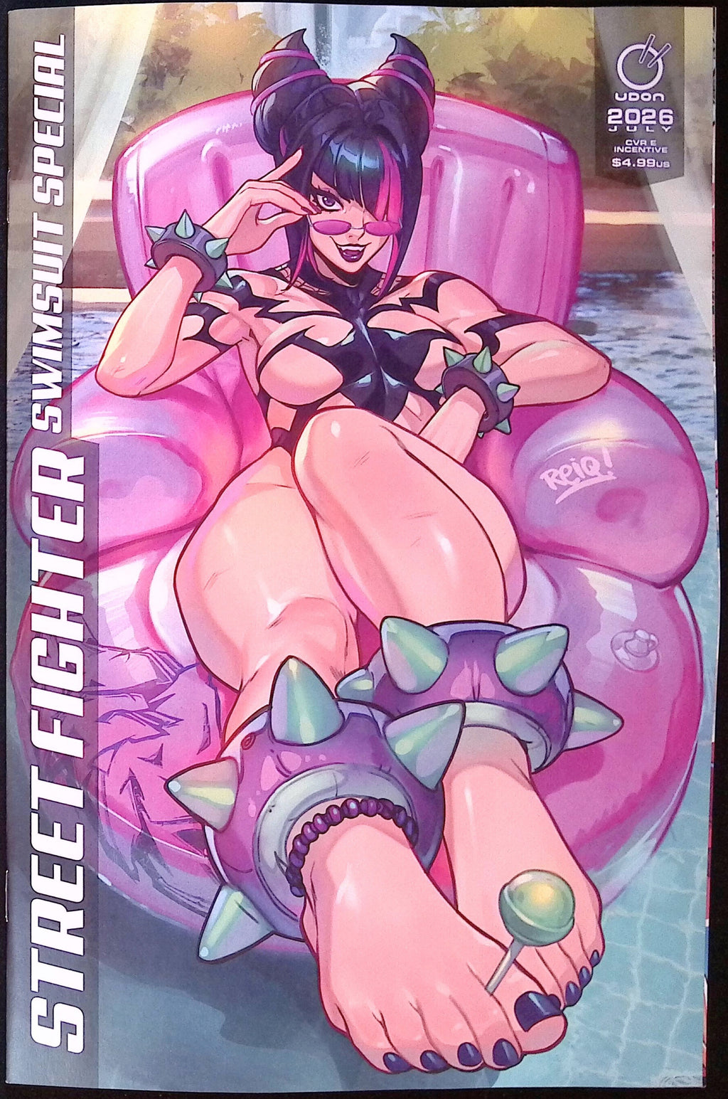 2026 Street Fighter Swimsuit Special # 1 Cover E 1:5 Incentive Variant First Printing 2026 BN