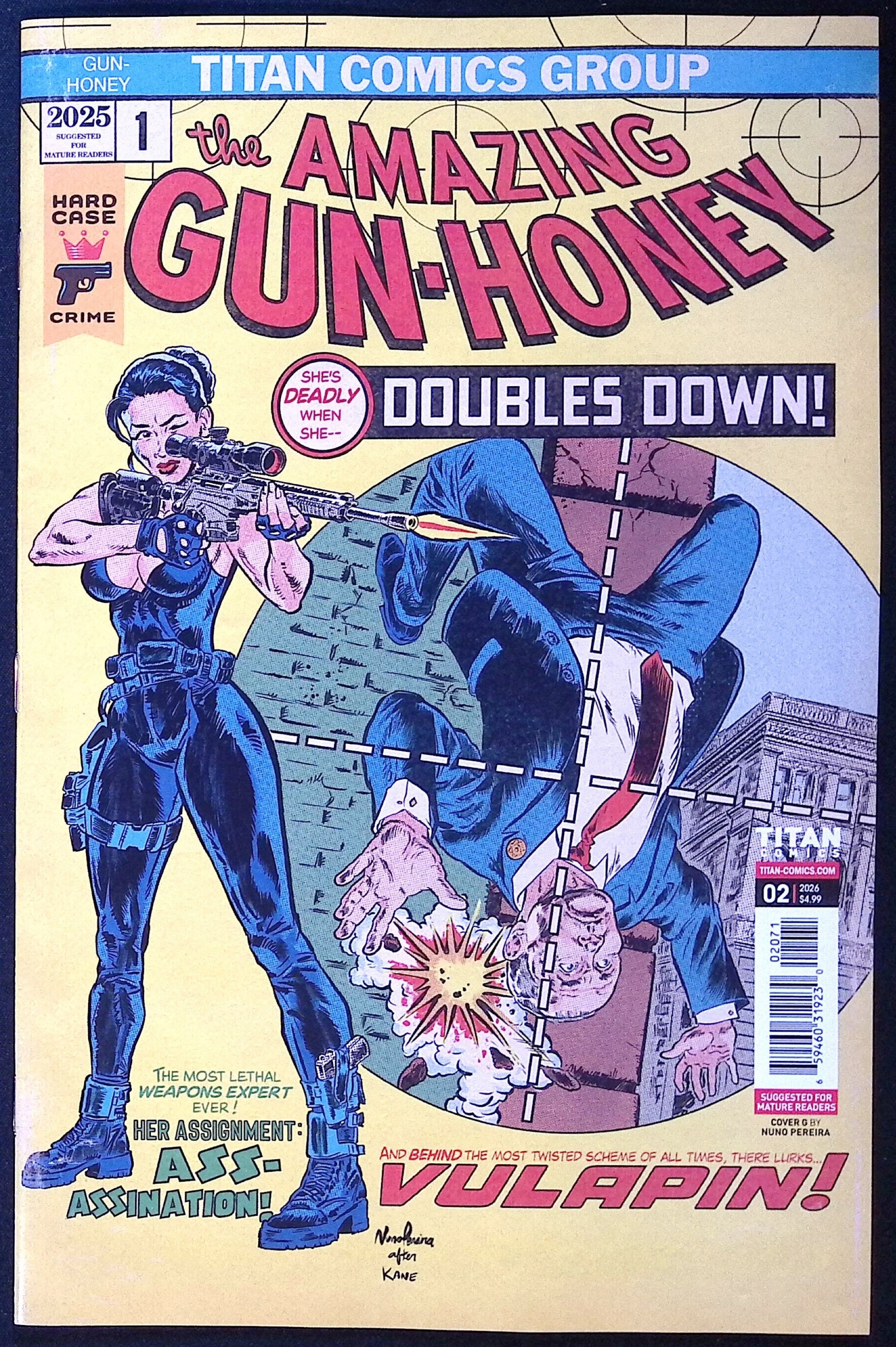 Gun Honey: Doubles Down # 2 Cover G Nuno Pereira Variant First Printing 2026 BN