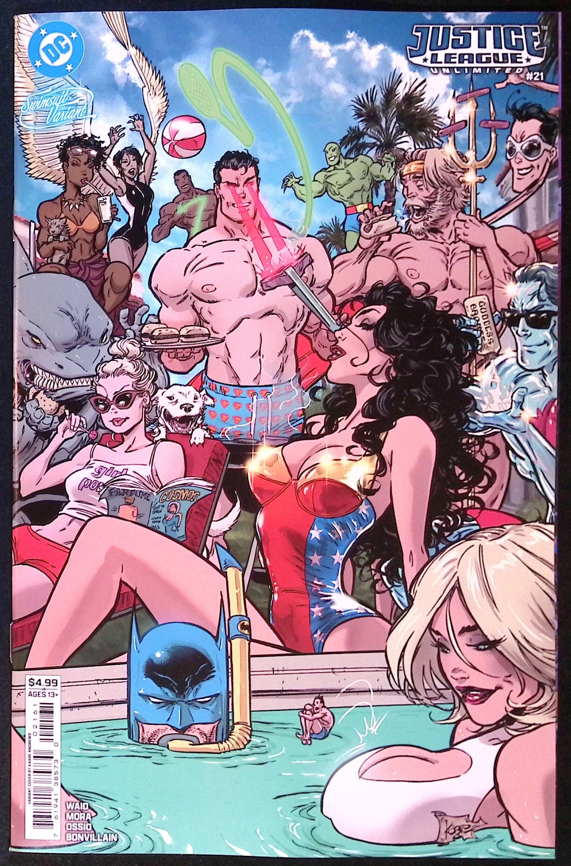 Justice League Unlimited # 21 Cover F Kaare Andrews Swimsuit Variant 2026 BN