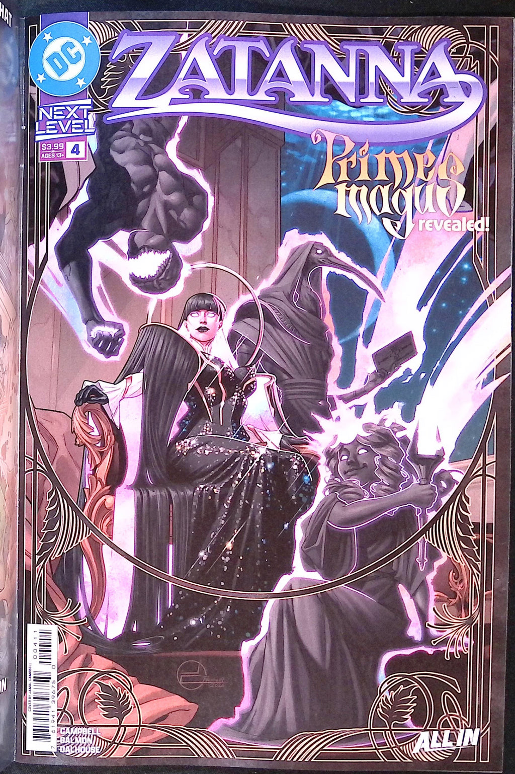 Zatanna # 4 Cover D David Talaski Variant First Printing 2026 BN