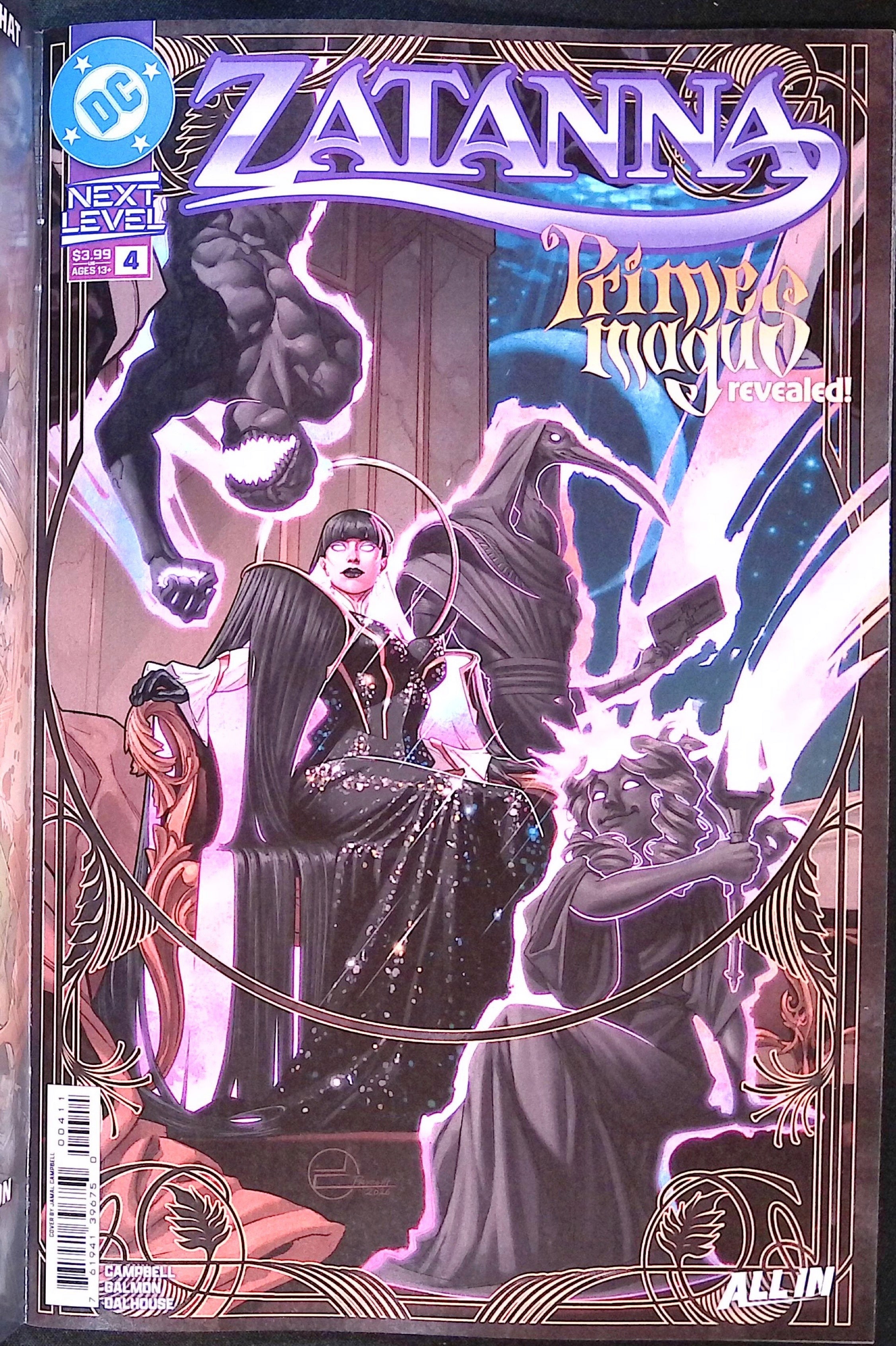 Zatanna # 4 Cover D David Talaski Variant First Printing 2026 BN