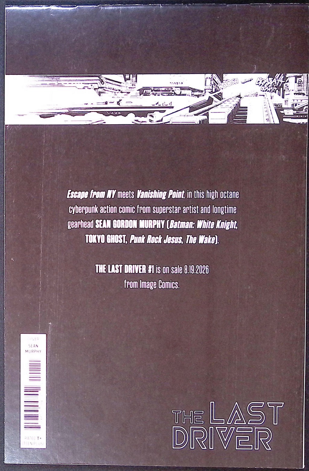 The Last Driver #1 Ashcan Promo 2026 VF/NM