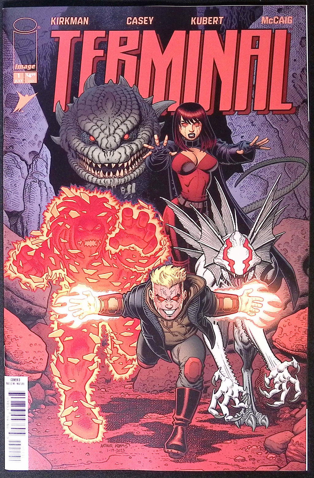 Terminal # 1 Cover D Arthur Adams & Dave McCaig Variant First Printing 2026 BN