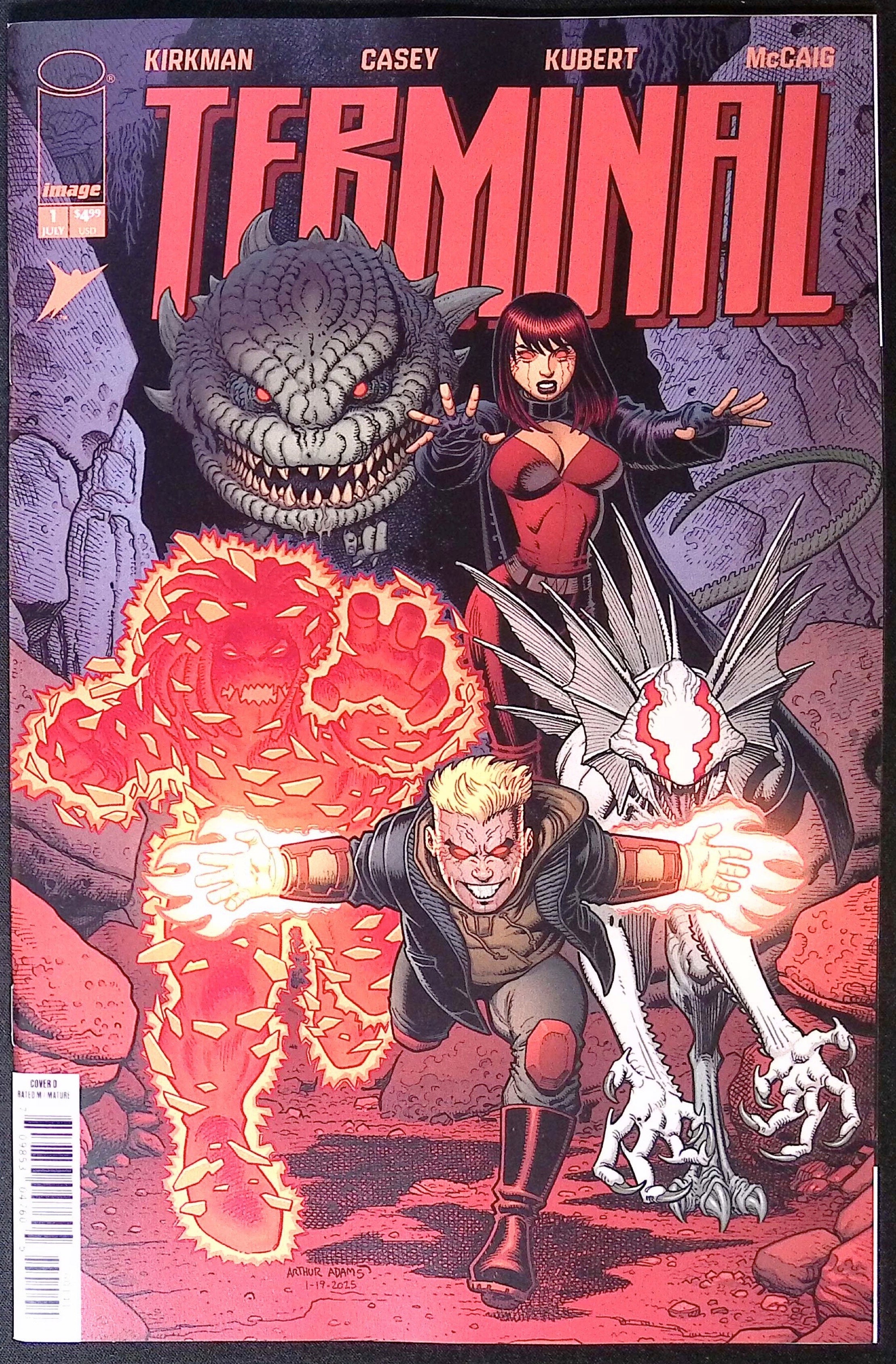 Terminal # 1 Cover D Arthur Adams & Dave McCaig Variant First Printing 2026 BN