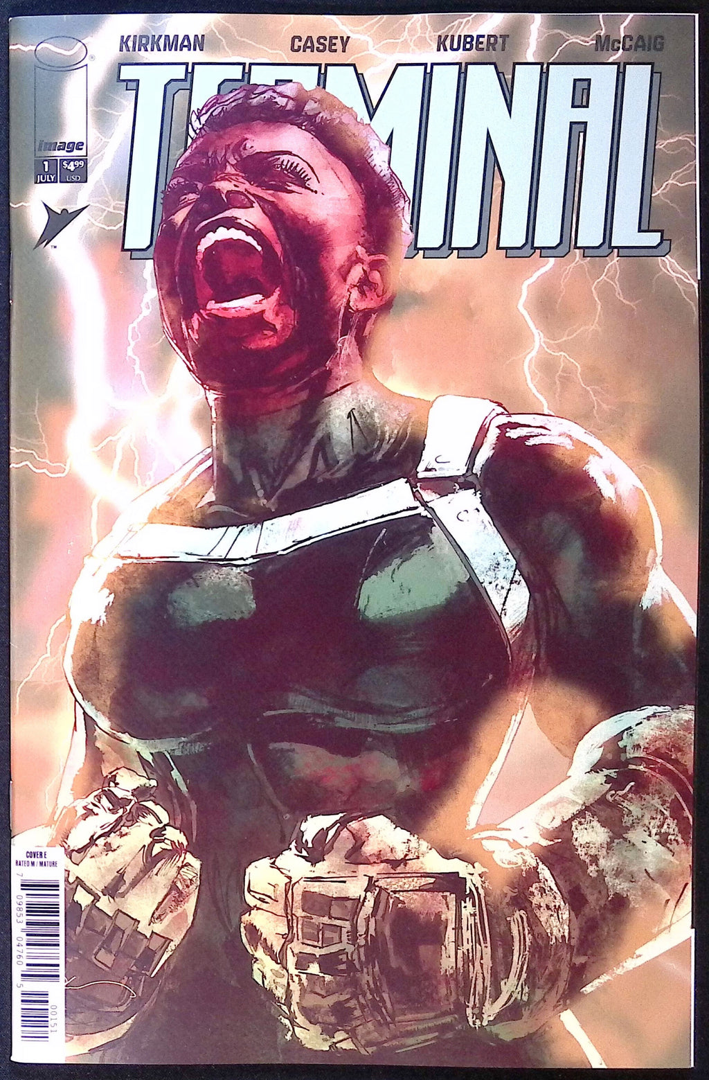 Terminal # 1 Cover E 1:25 Bill Sienkiewicz Incentive Variant First Printing 2026 BN