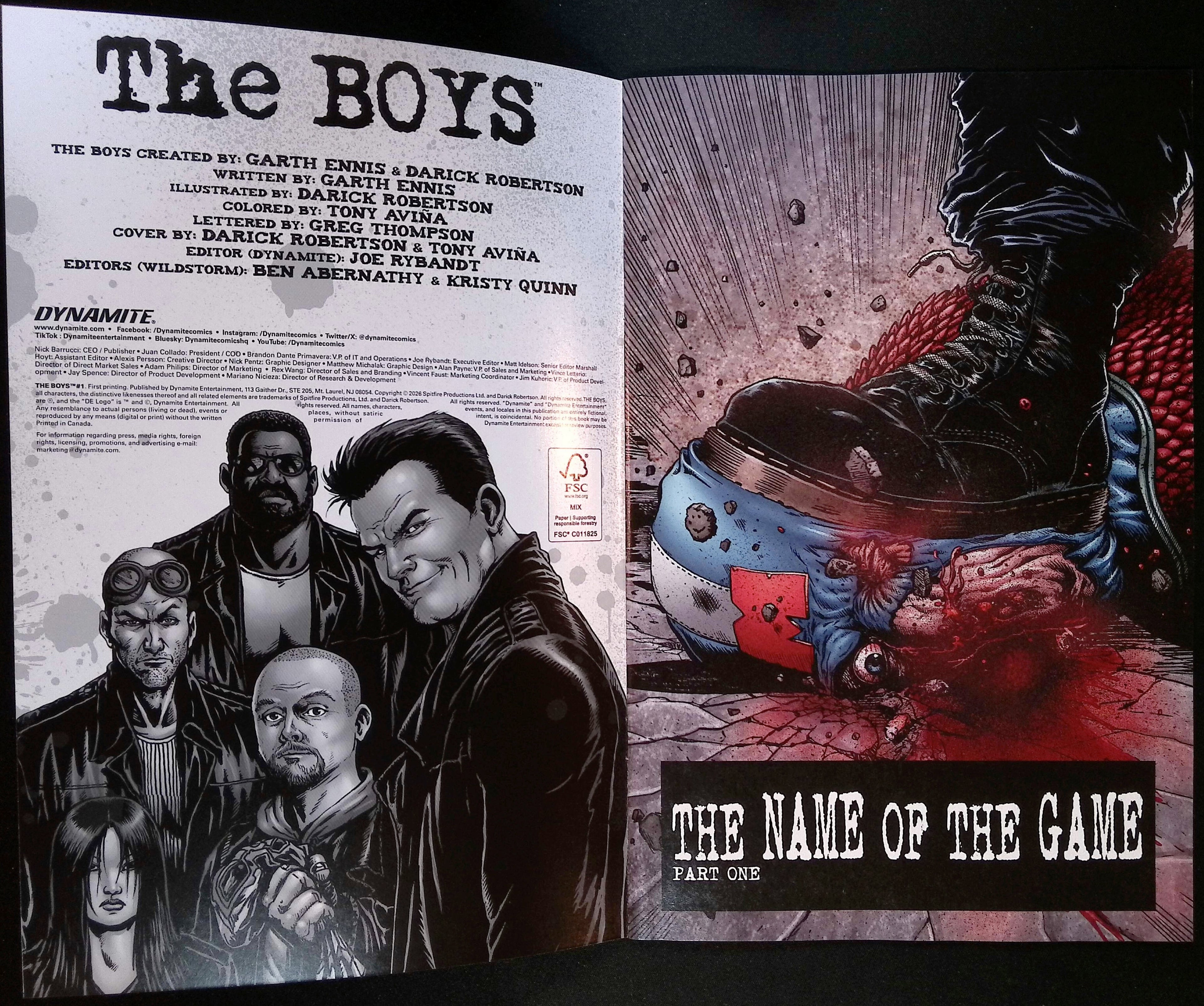 The Boys # 1 2026 BN