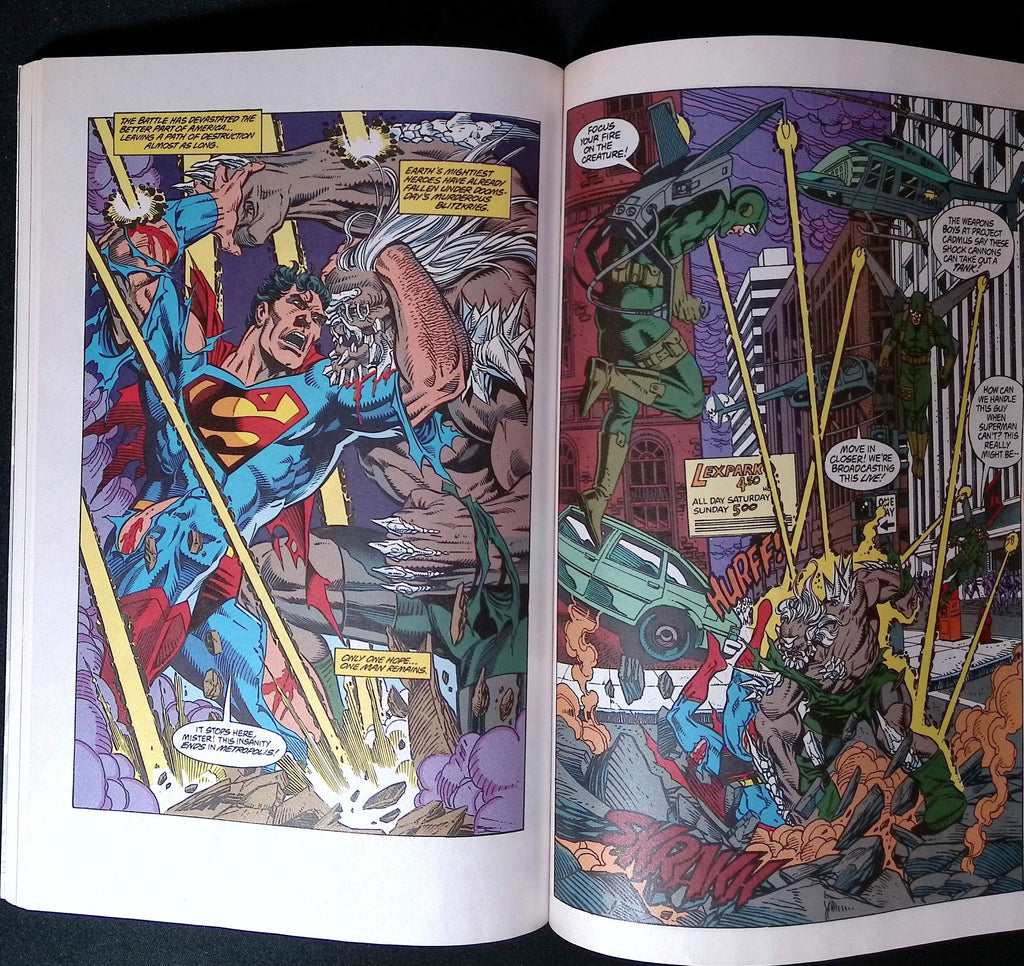The Death of Superman Comic Book 1st Edition Print 1993 NM-