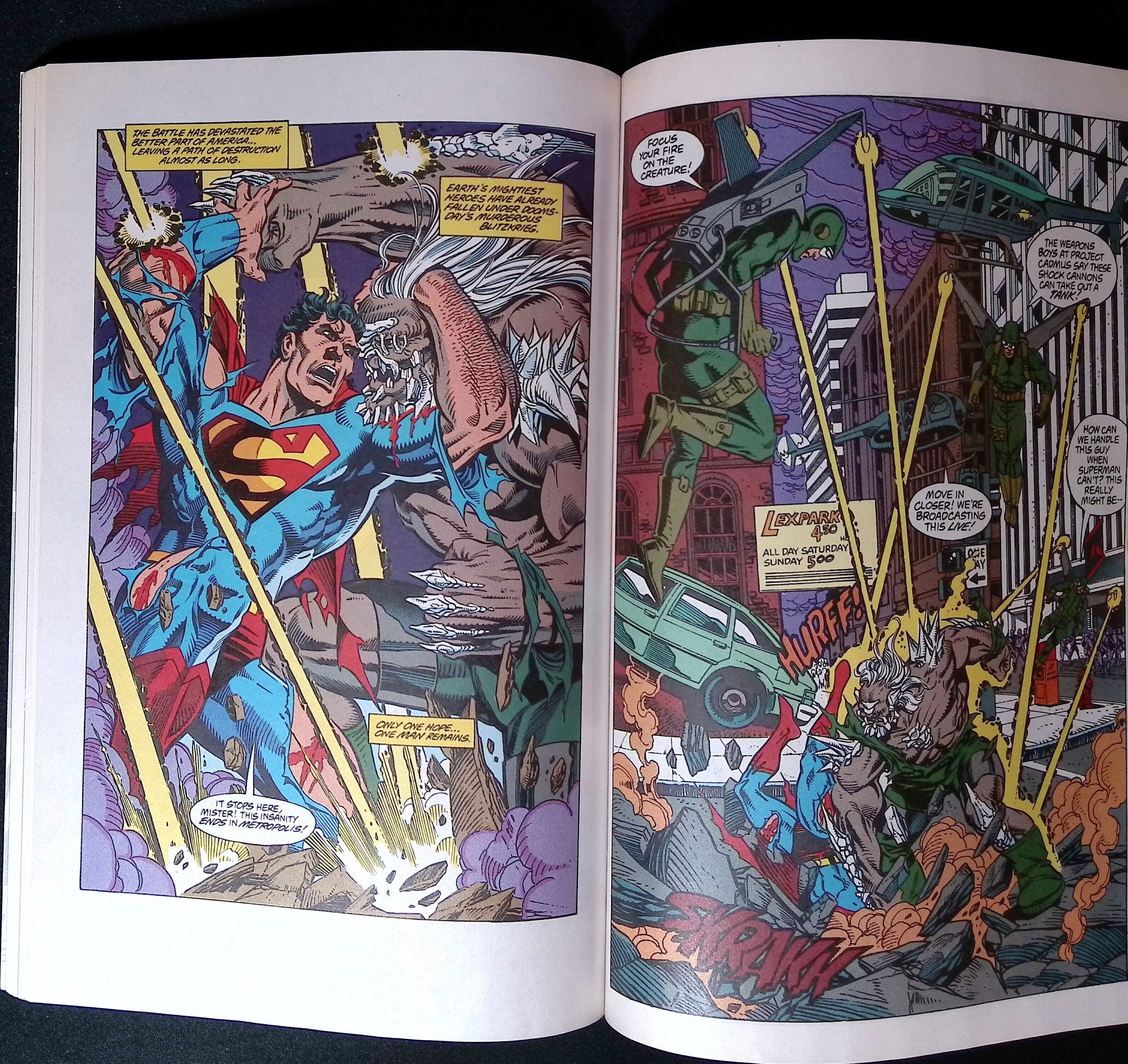 The Death of Superman Comic Book 1st Edition Print 1993 NM-