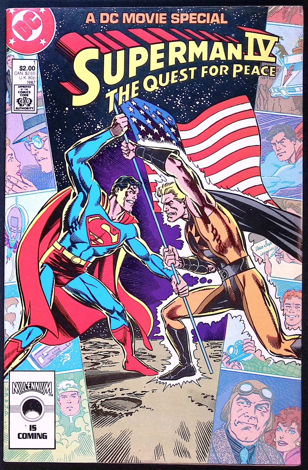 Superman IV: The Quest for Peace # 1 1987 VF/NM