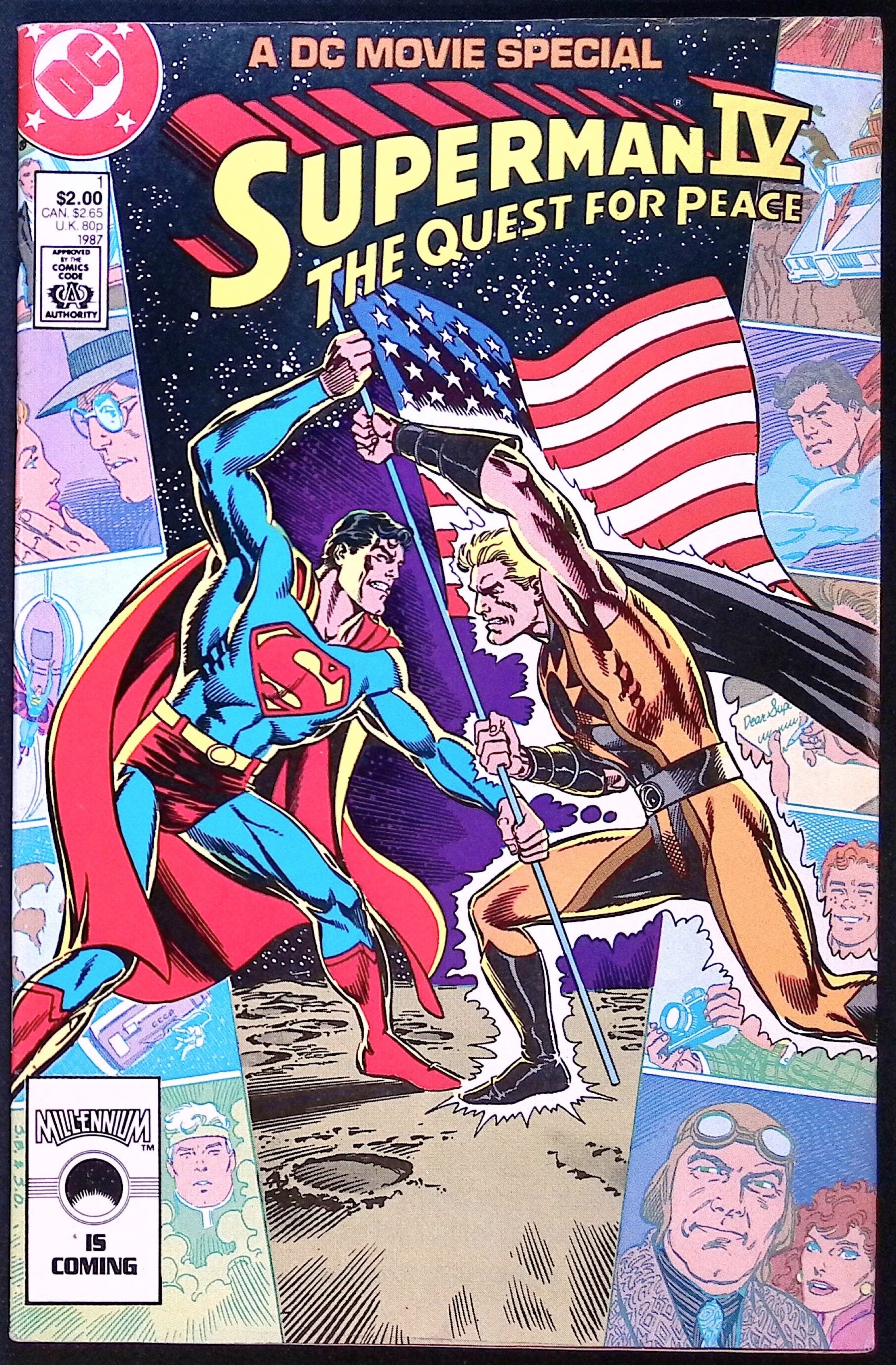 Superman IV: The Quest for Peace # 1 1987 VF/NM
