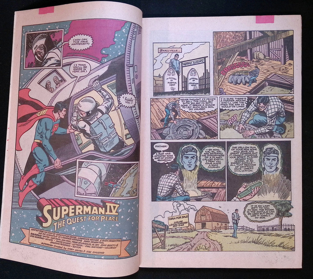 Superman IV: The Quest for Peace # 1 1987 VF/NM