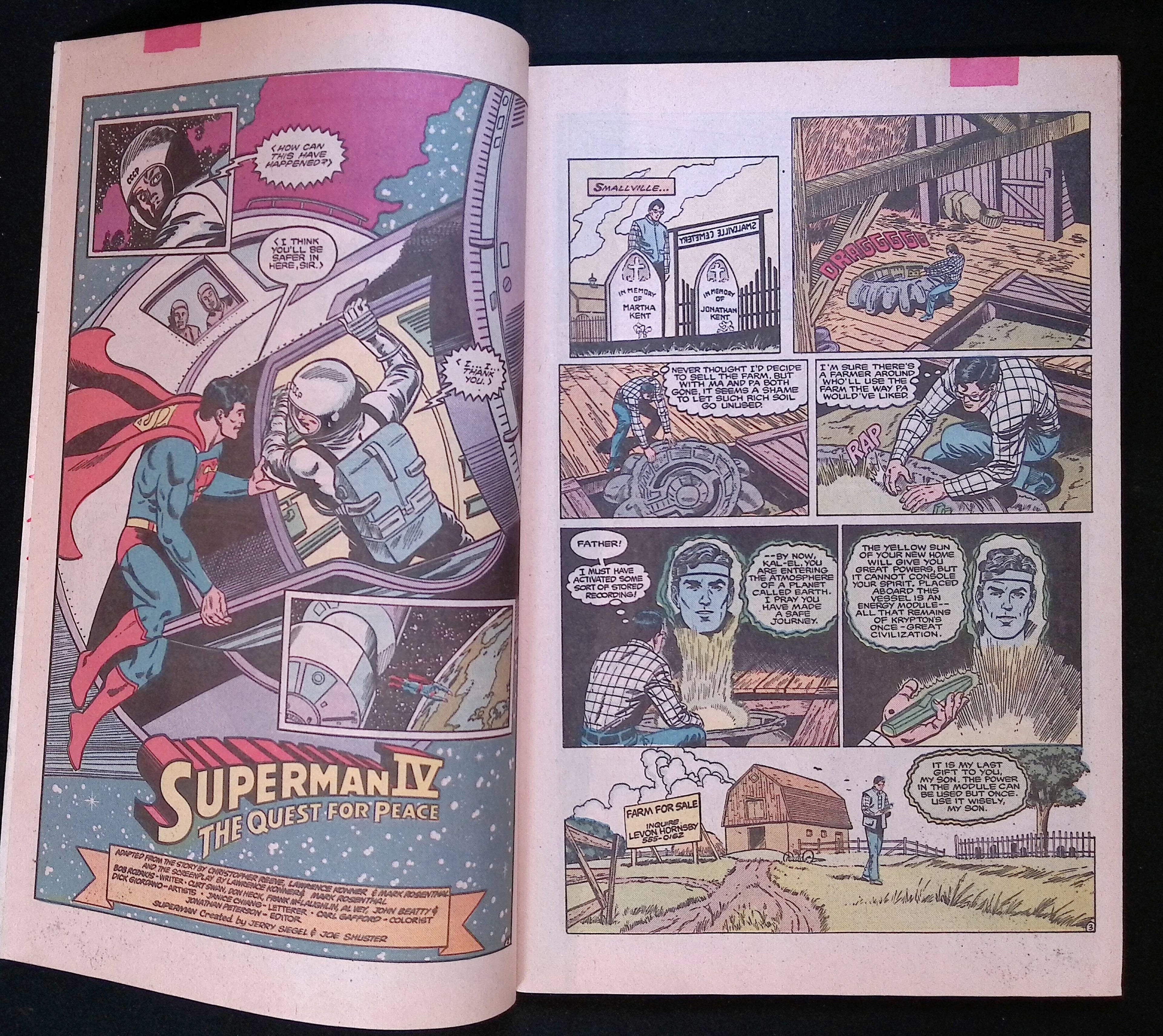 Superman IV: The Quest for Peace # 1 1987 VF/NM