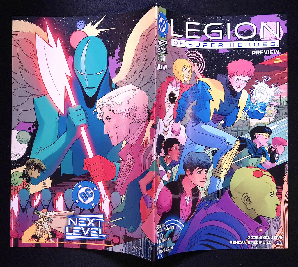 DC Legion of Super-Heroes Preview Next Level All In 2026 Exclusive Ashcan Special Edition BN