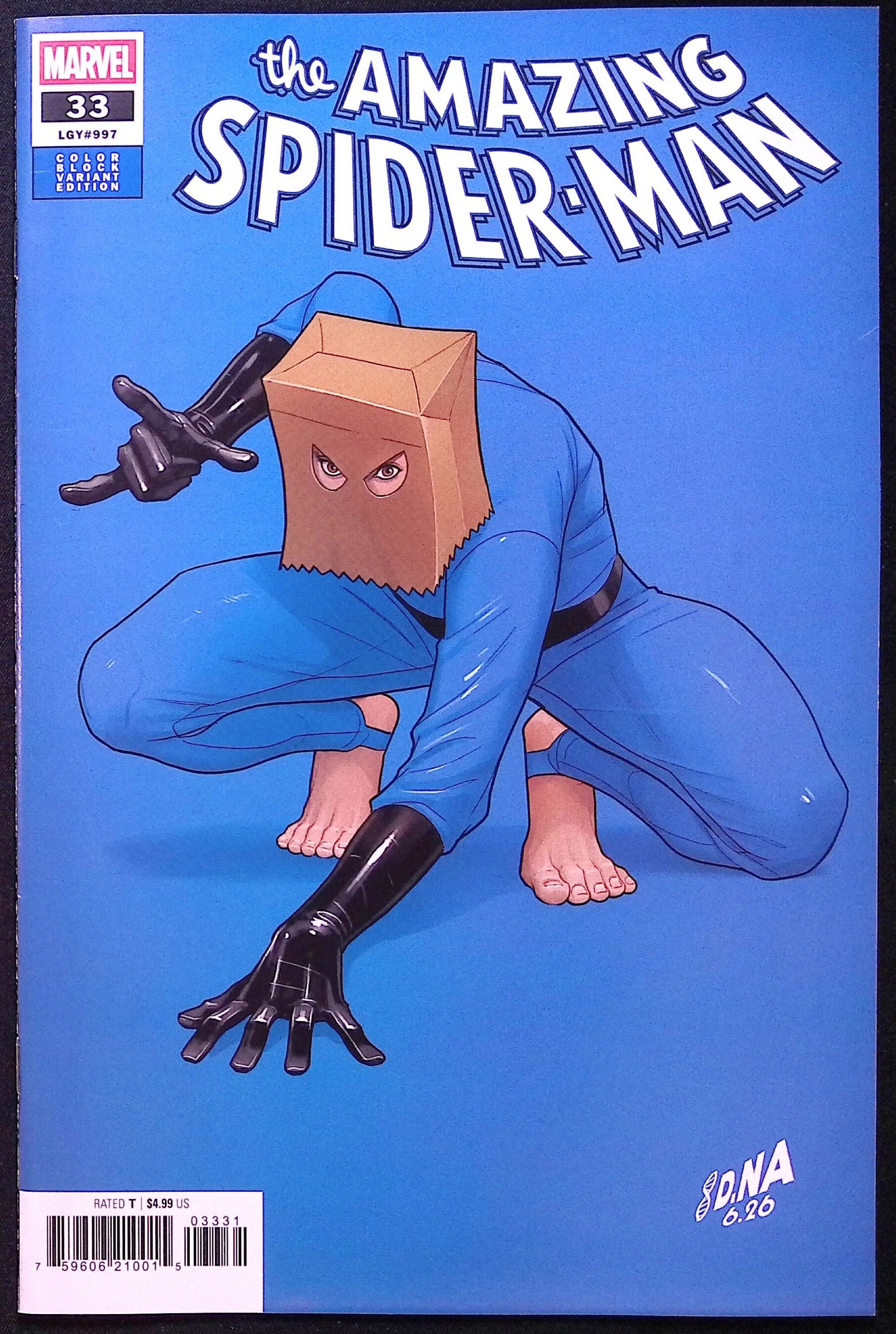 The Amazing Spider-Man # 33 David Nakayama Blue Variant 2026 NM-