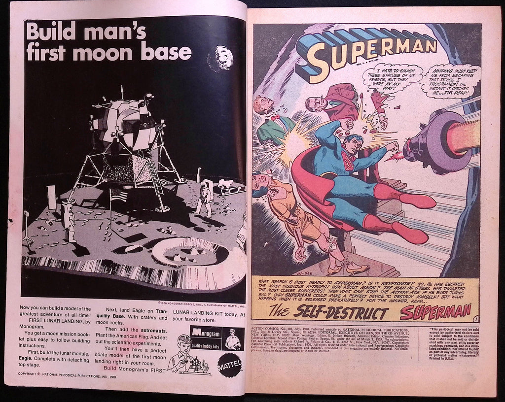 Action Comics # 390 1970 VG