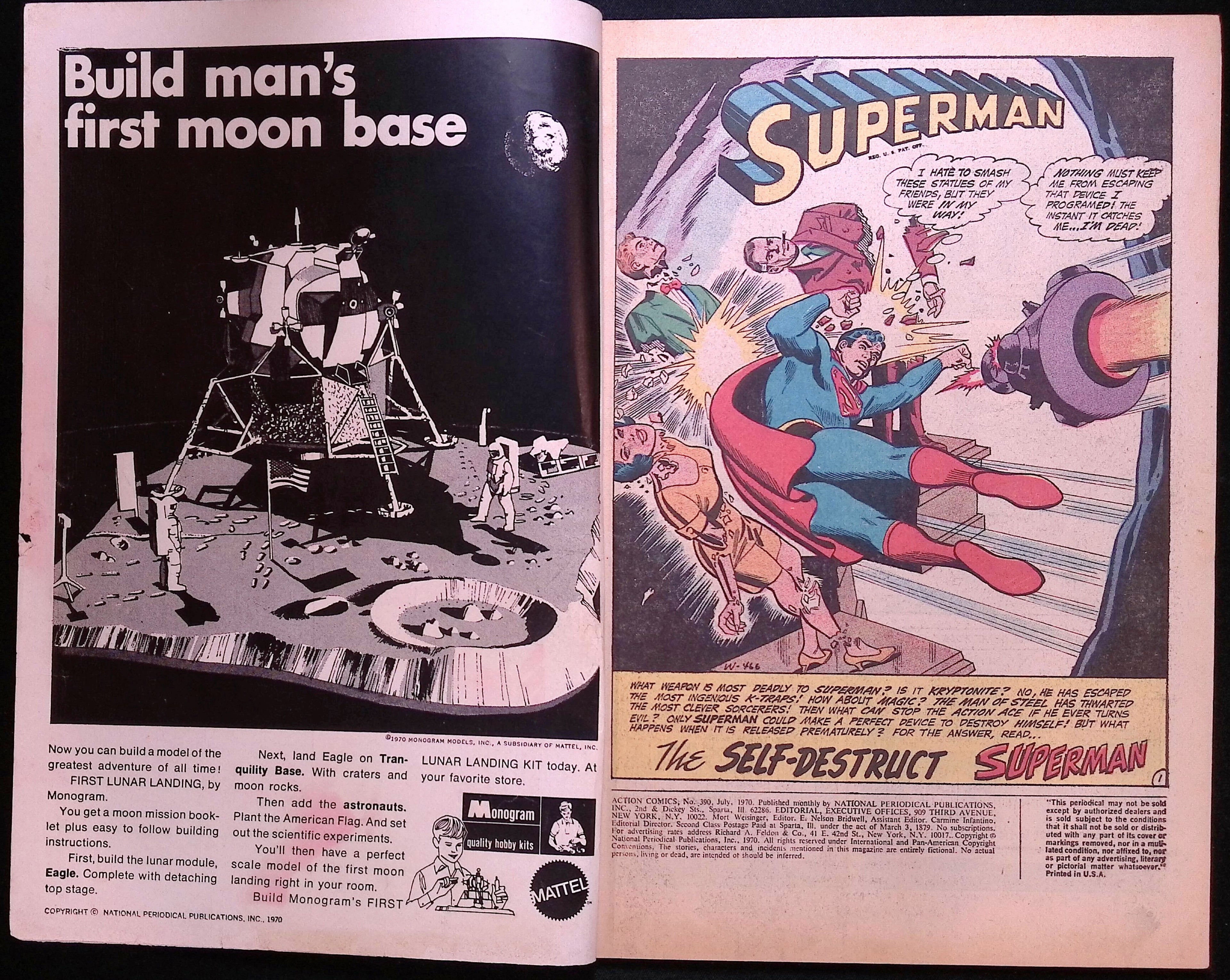Action Comics # 390 1970 VG