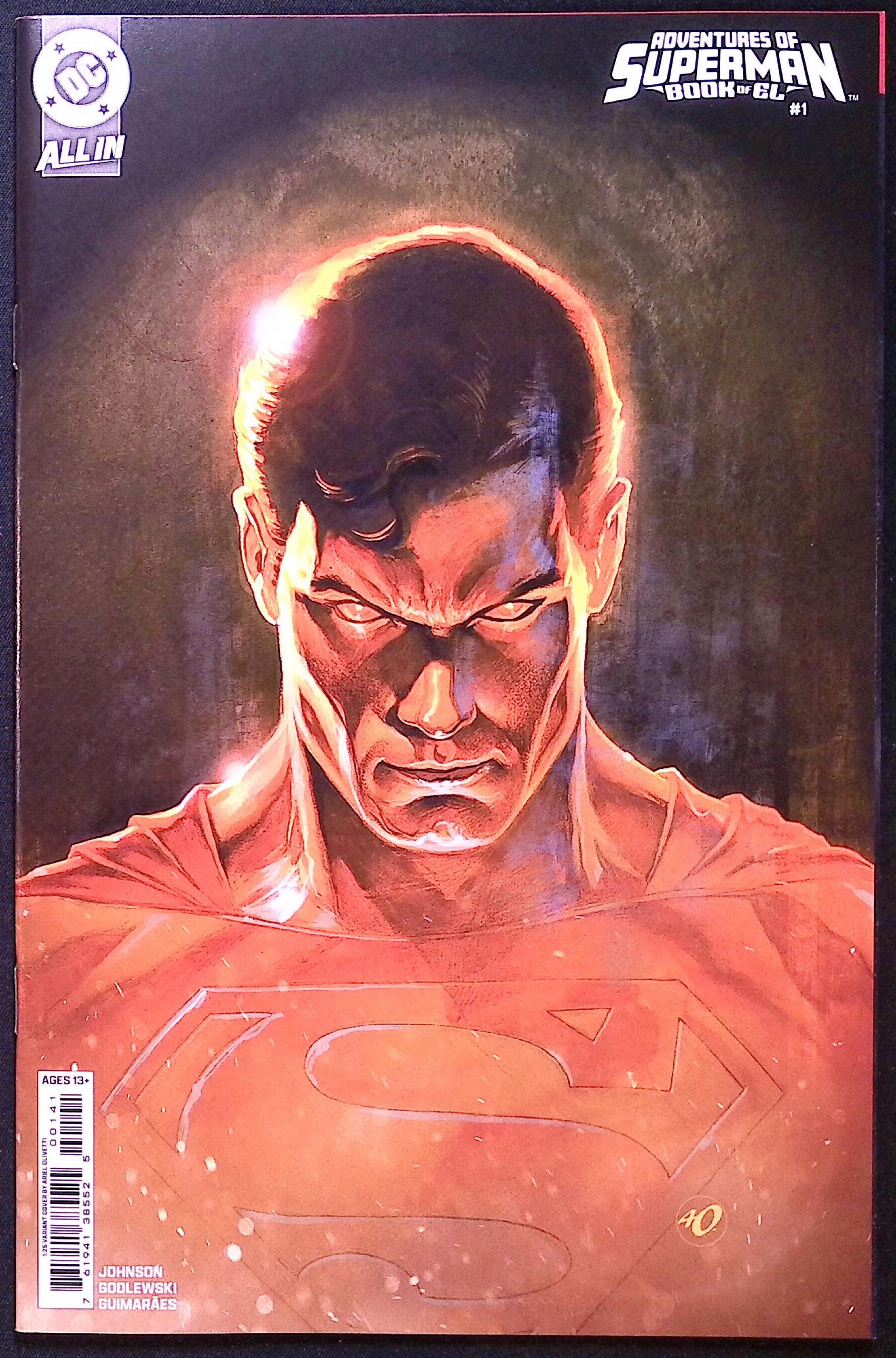 Adventures of Superman: Book of El #1 1:25 Olivetti Incentive Variant 2025 NM