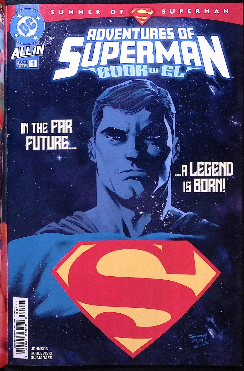 Adventures of Superman: Book of El #1 1:25 Olivetti Incentive Variant 2025 NM