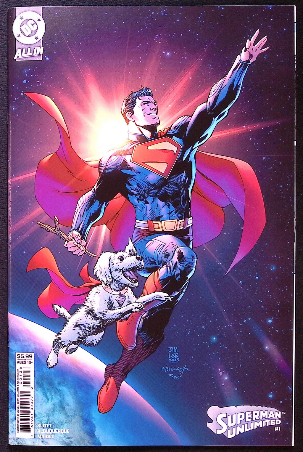Superman Unlimited # 1 Jim Lee Variant First Printing 2025 NM