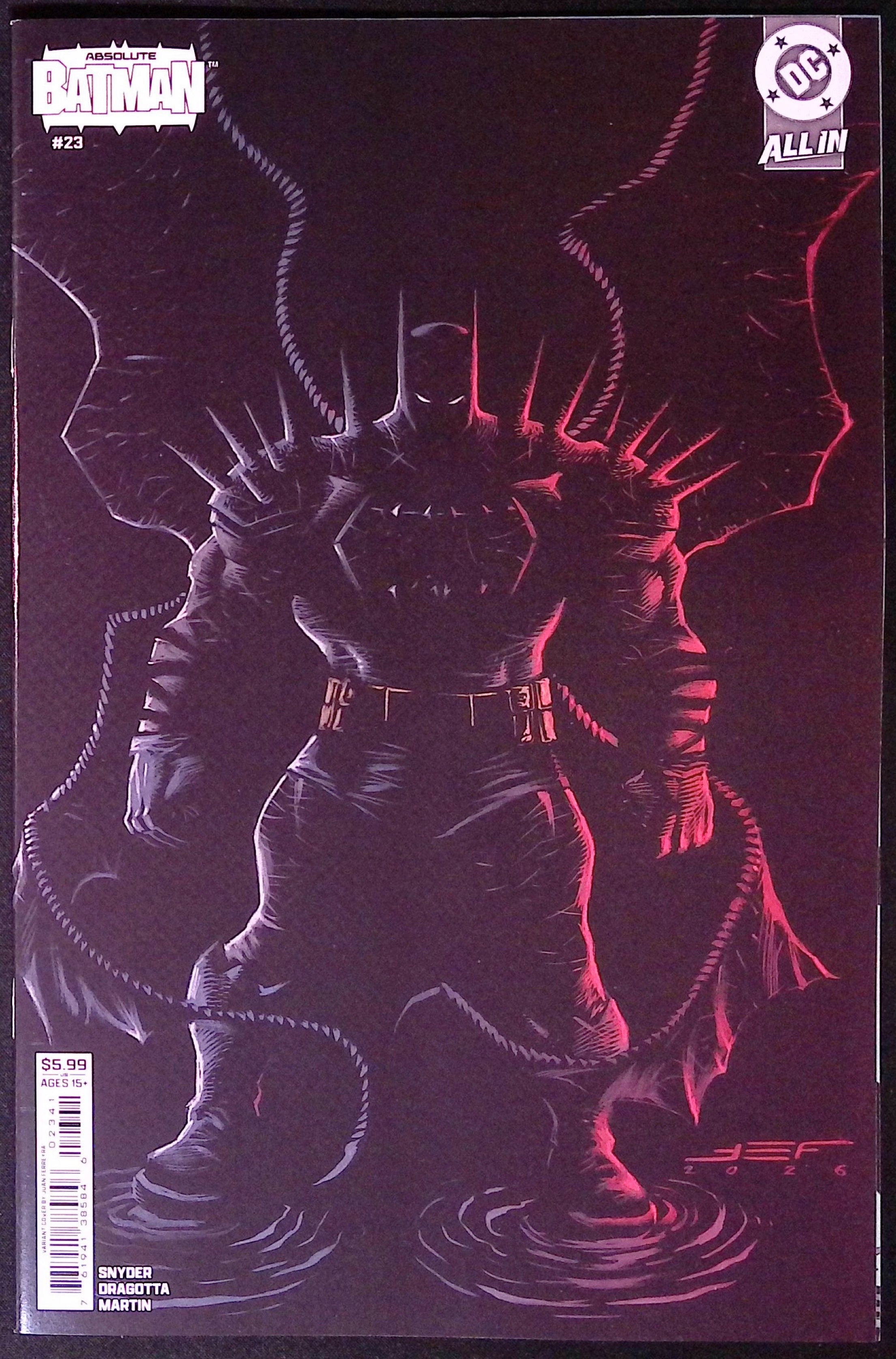 Absolute Batman # 23 Cover D Juan Ferreyra Variant First Printing 2026 BN
