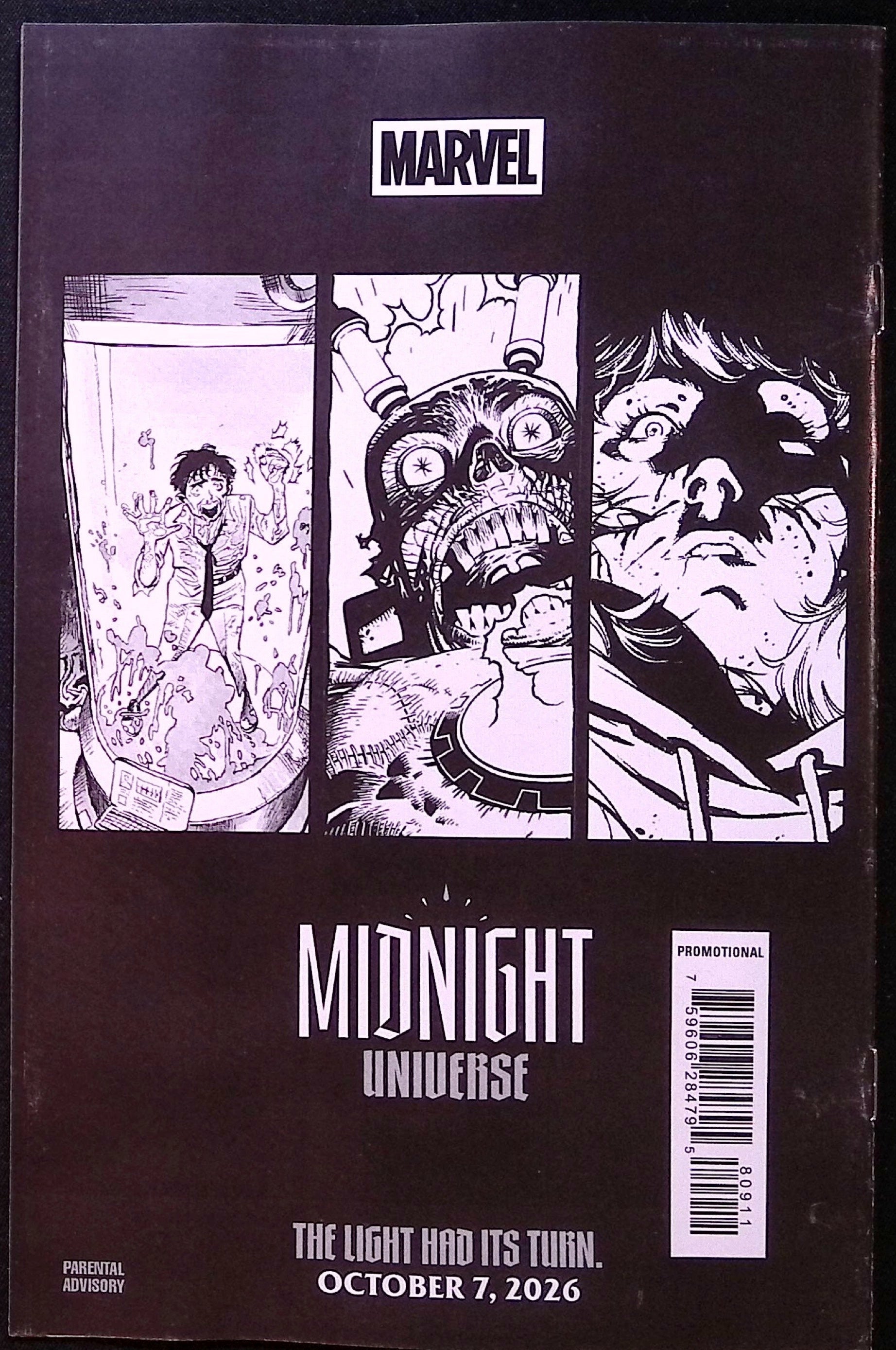 Midnight Universe Black & White Ashcan Edition 2026 NM-