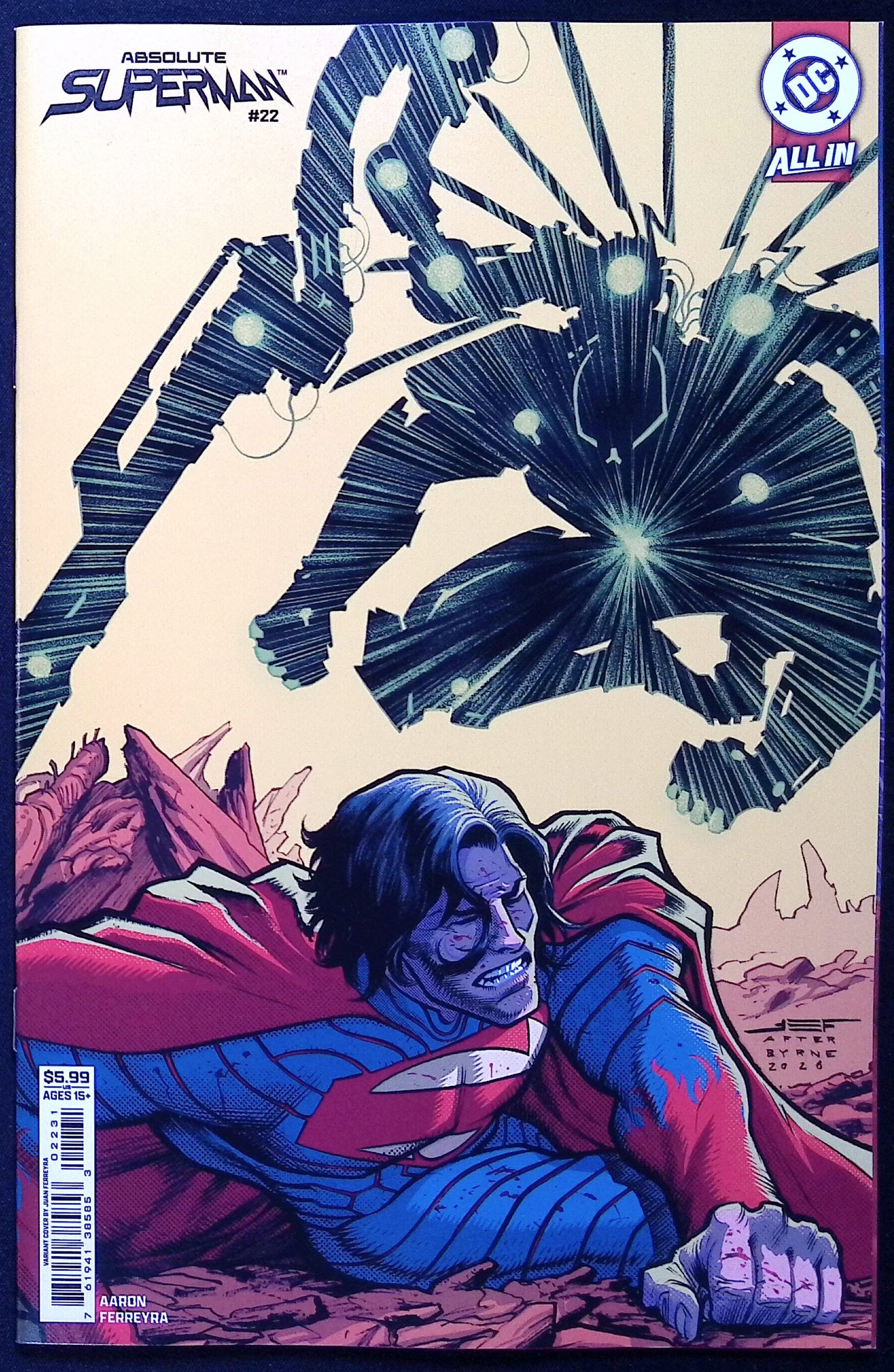 Absolute Superman # 22 Cover C Juan Ferreyra Variant 2026 BN